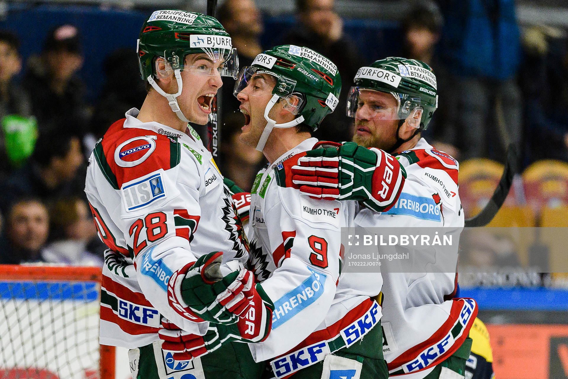 Frölundas Johan Sundström, Casey Wellman och Sean