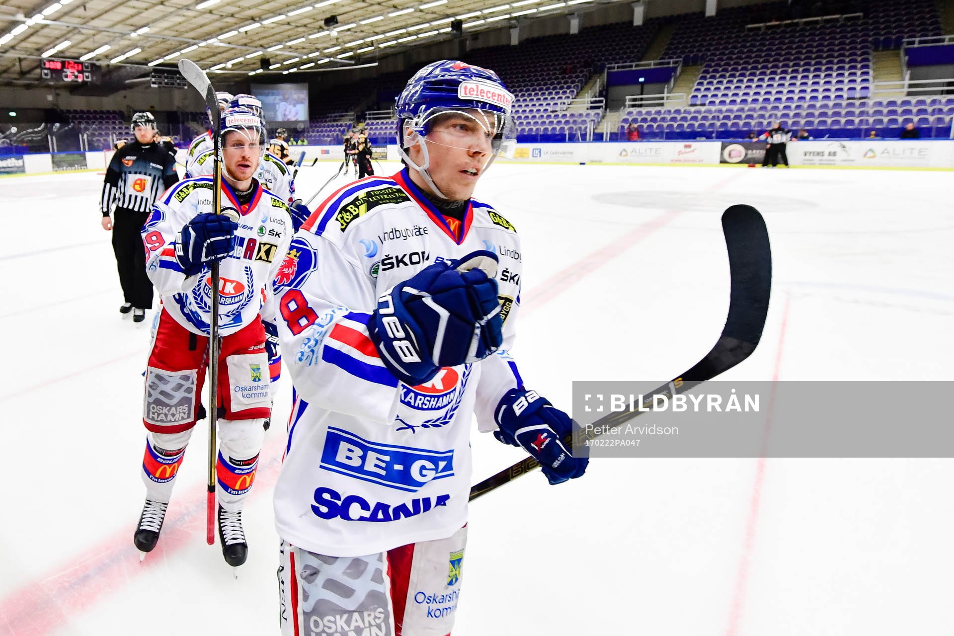Oskarshamns Fredrik Styrman jublar