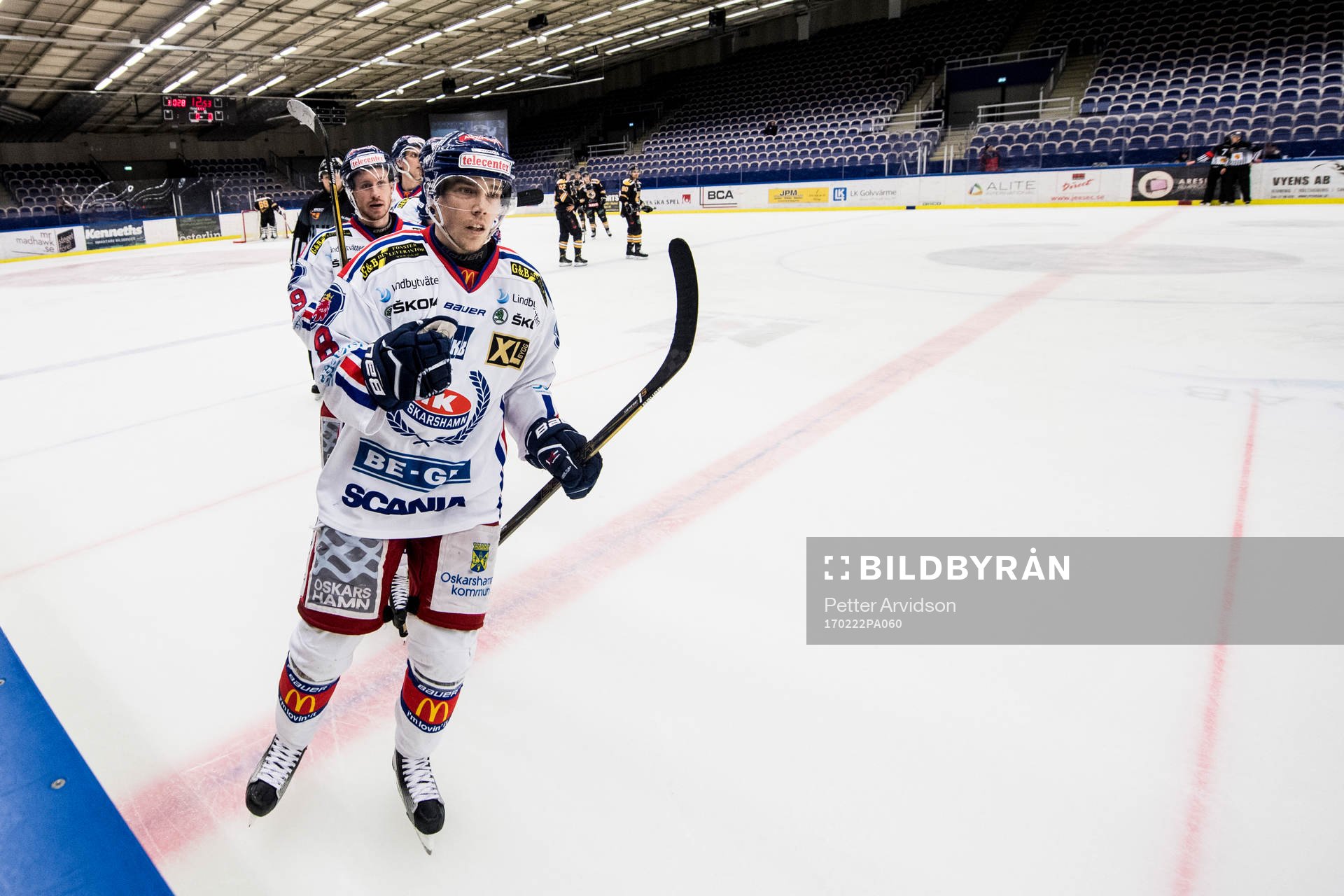 Oskarshamns Fredrik Styrman jublar