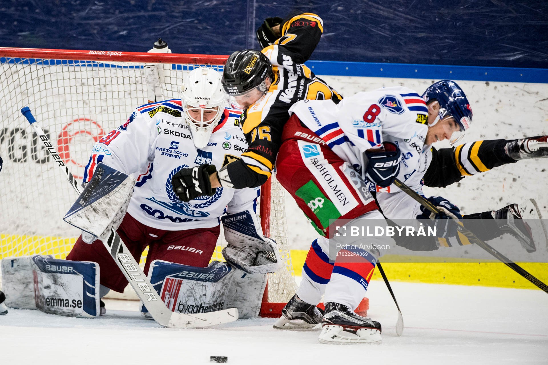 Panterns Erik Nyström faller