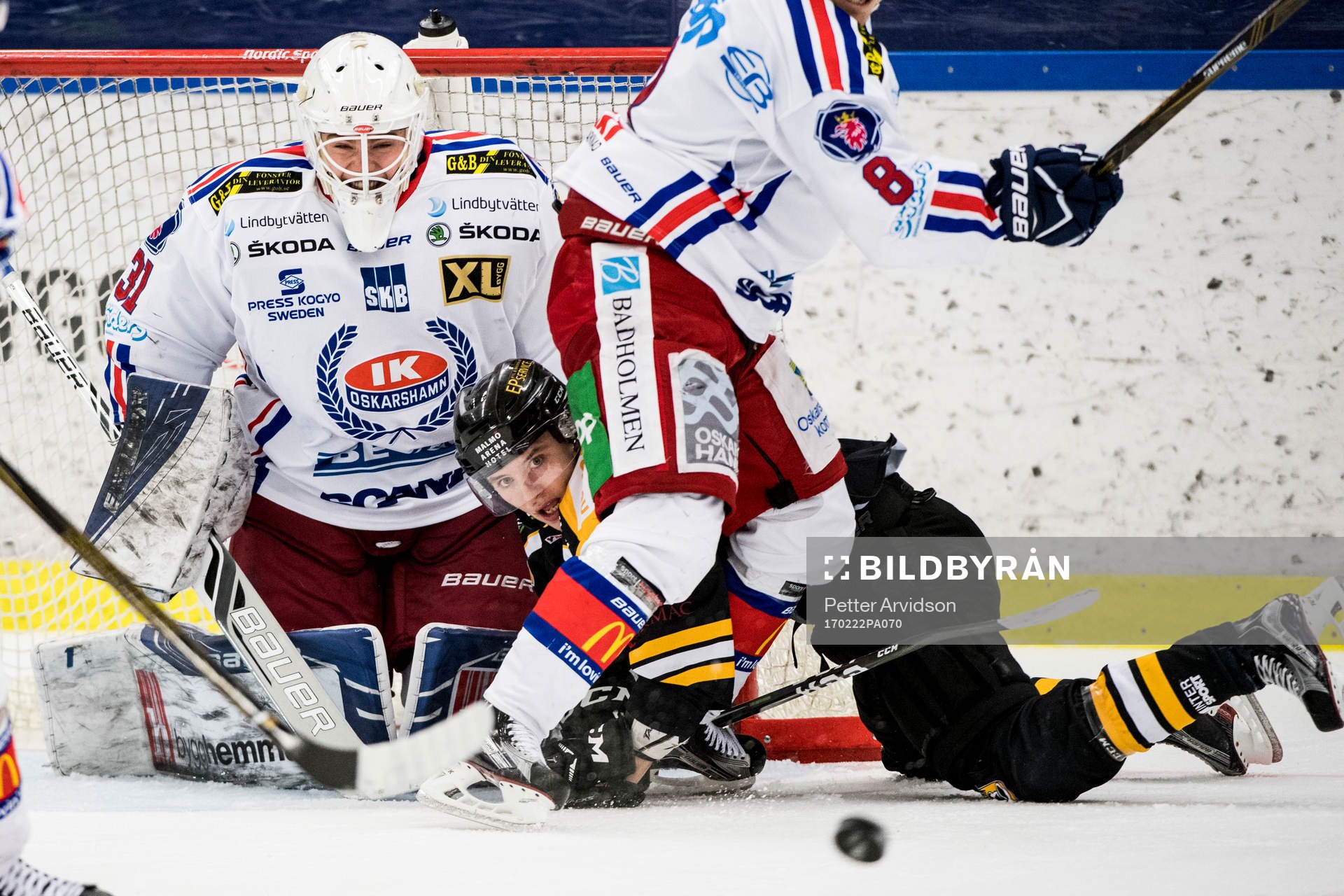 Panterns Erik Nyström faller