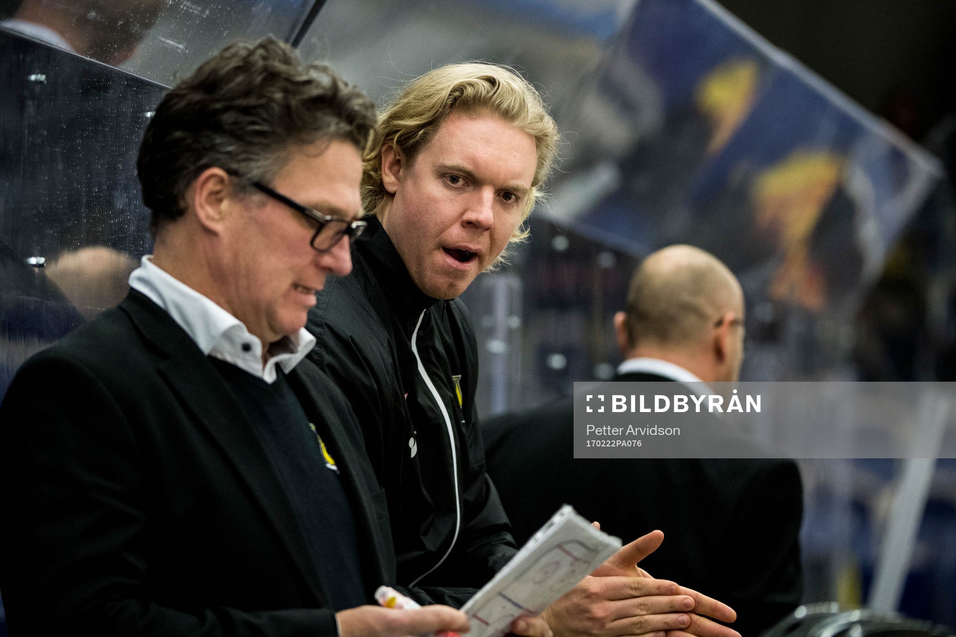 Panterns assisterande tränare Anton Blomqvist och tränare