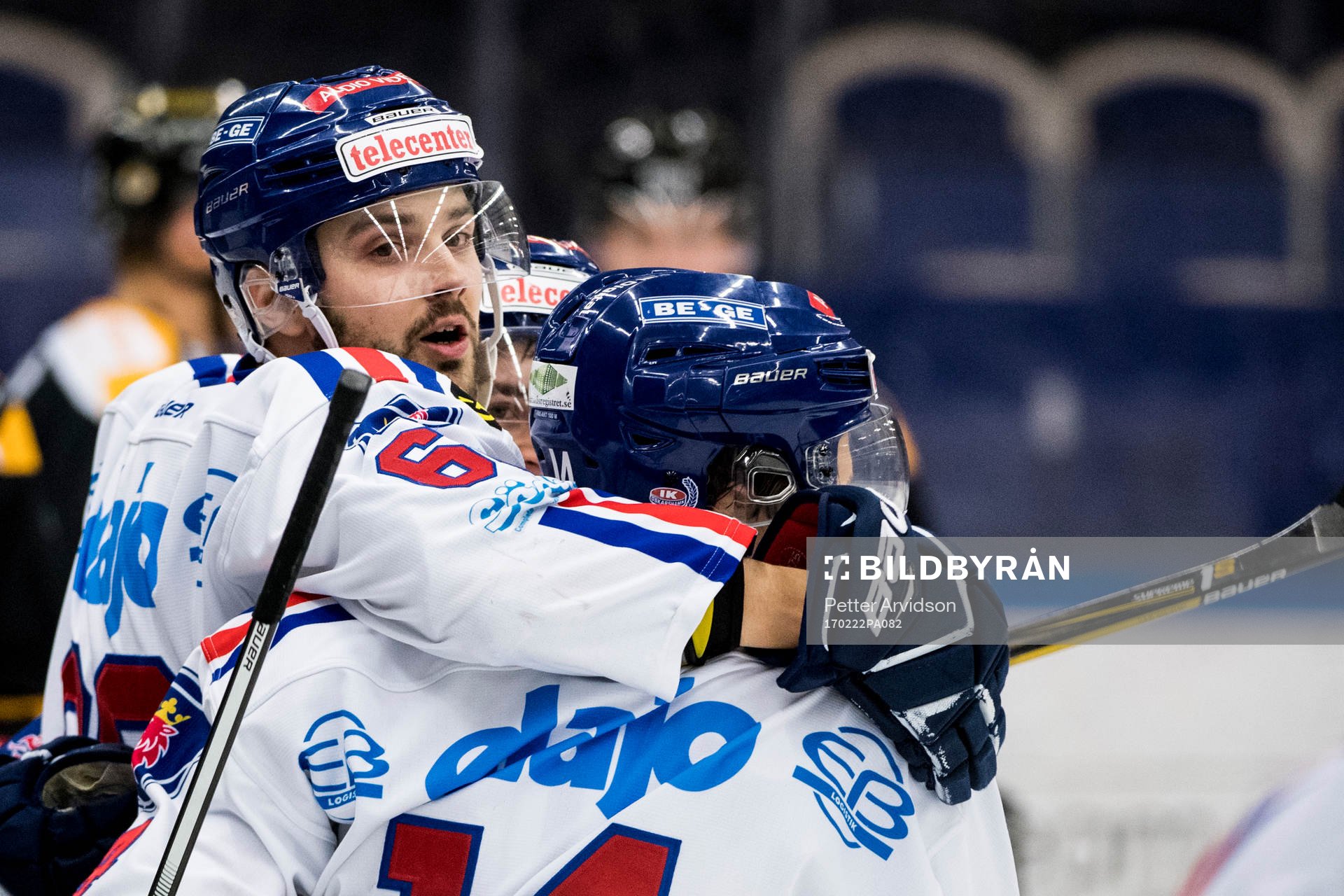 Oskarshamns Joakim Hagelin jublar