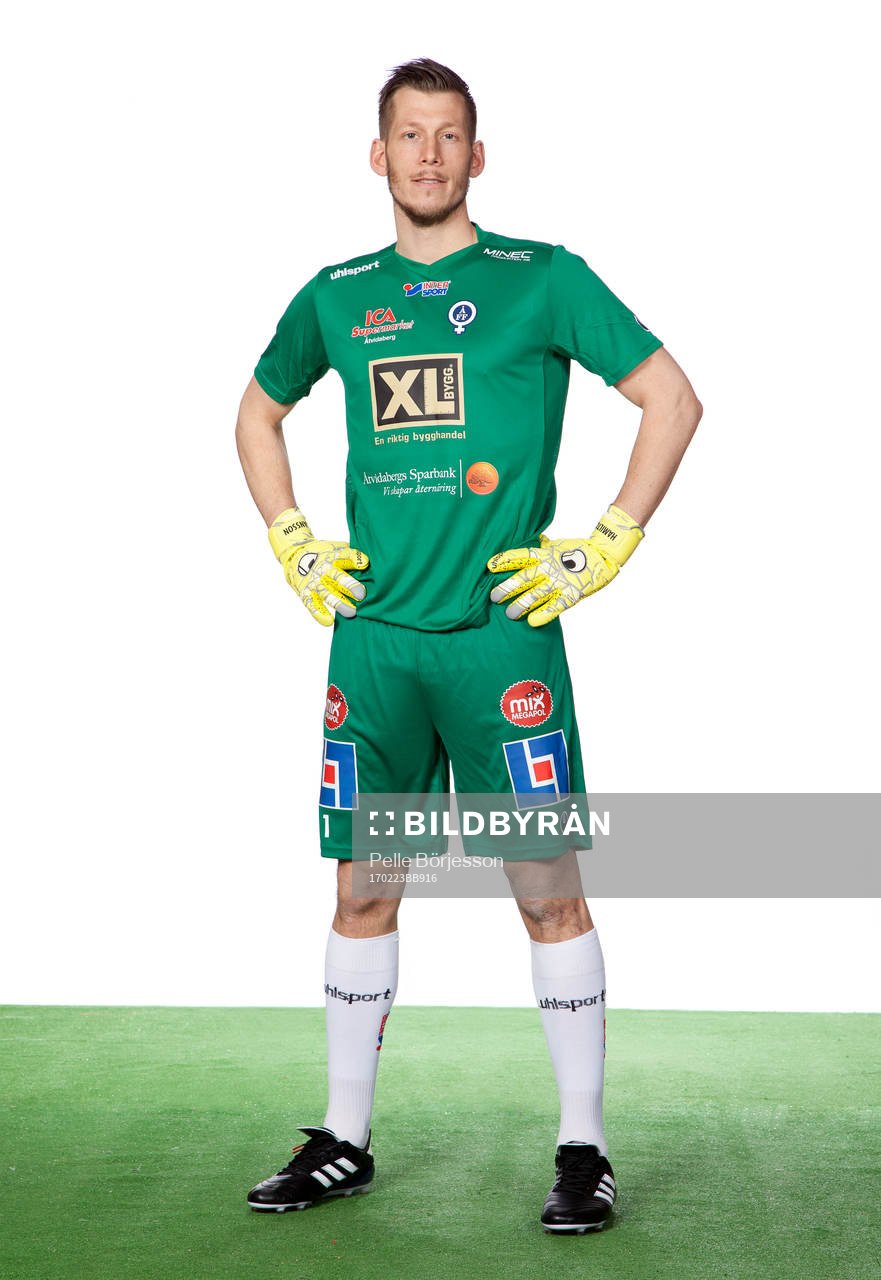 Åtvidabergs målvakt Gustav Jansson