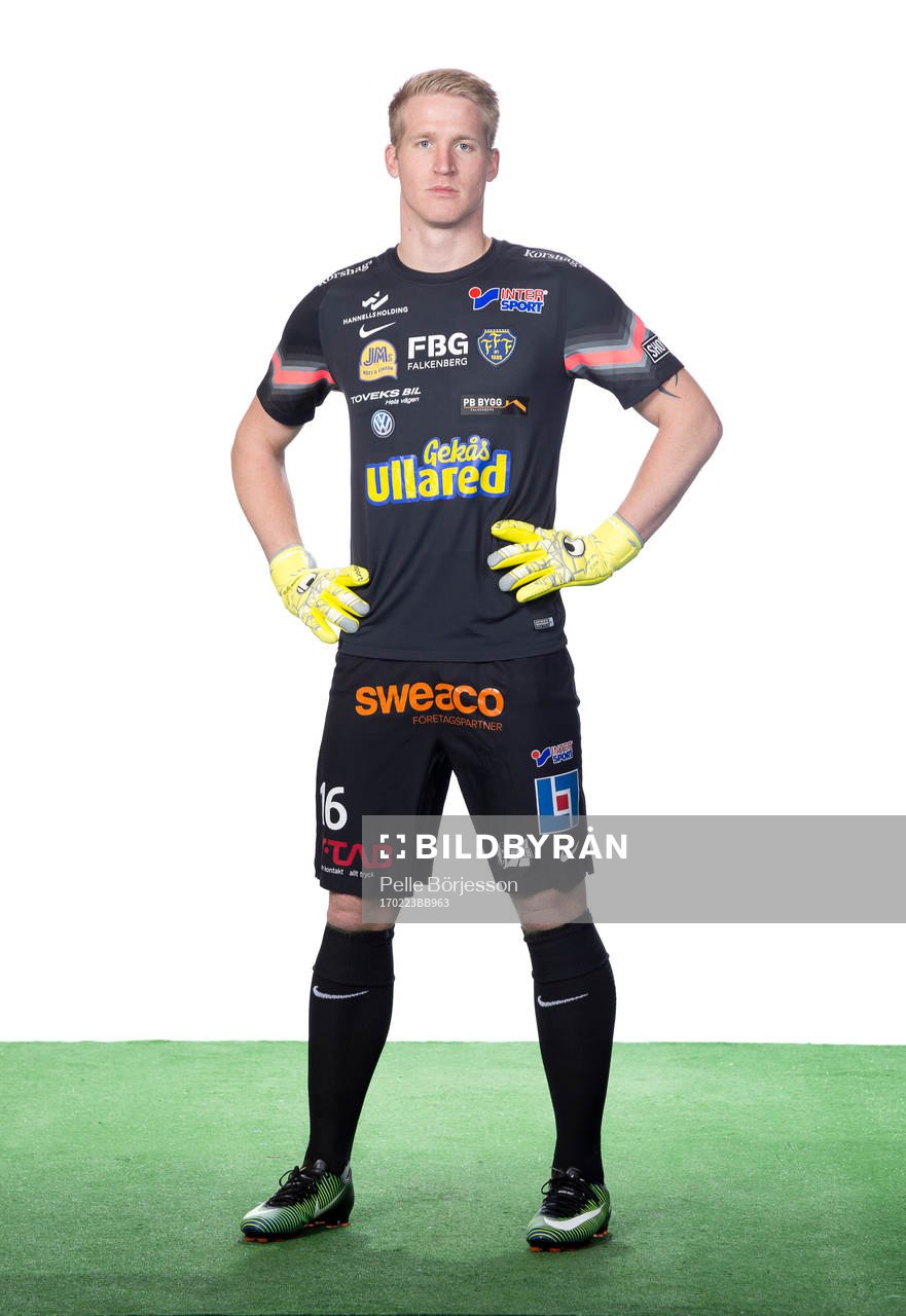 Falkenbergs målvakt Hampus Nilsson