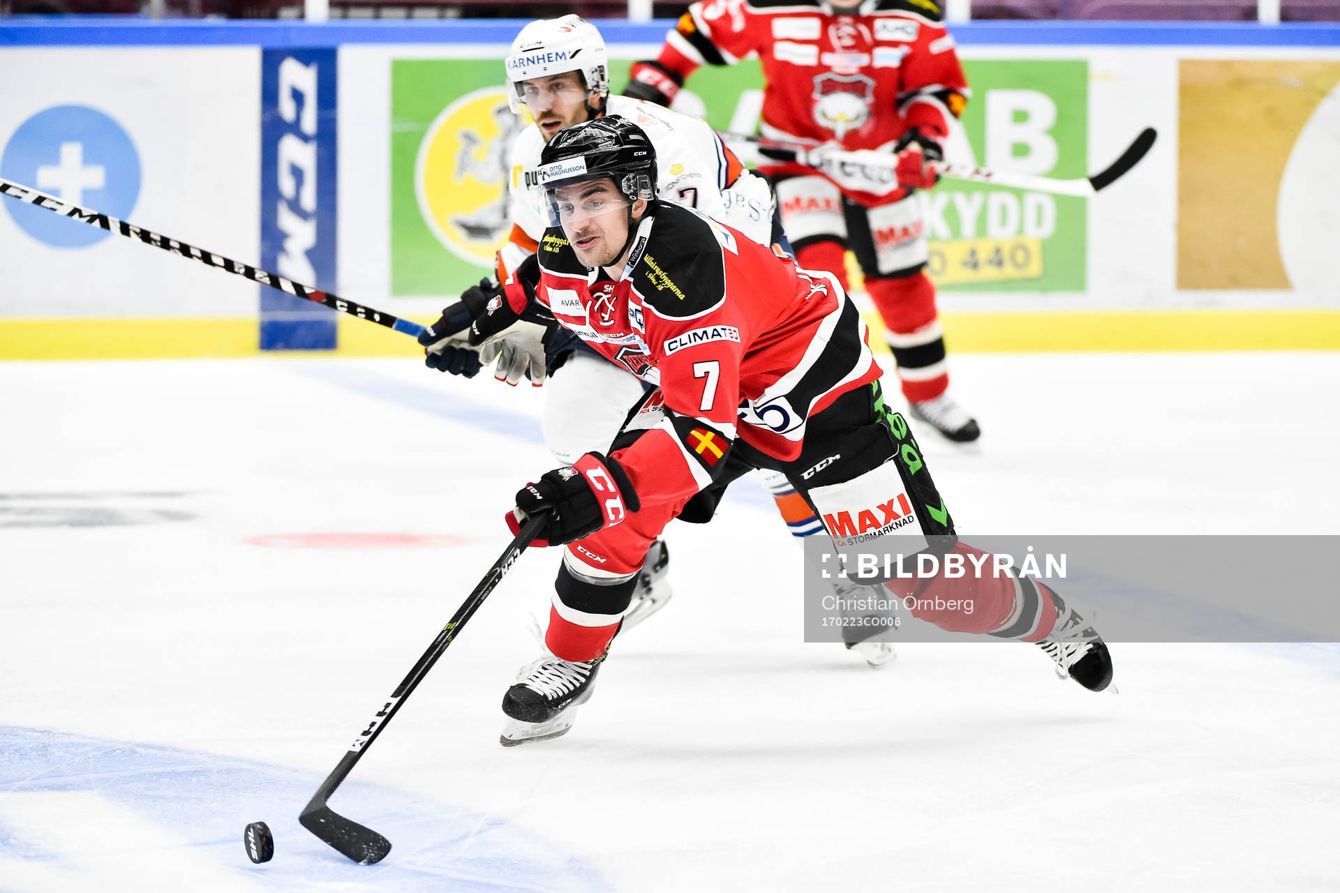 Malmö Redhawks Nils Andersson och Växjös Jeff Tambellini