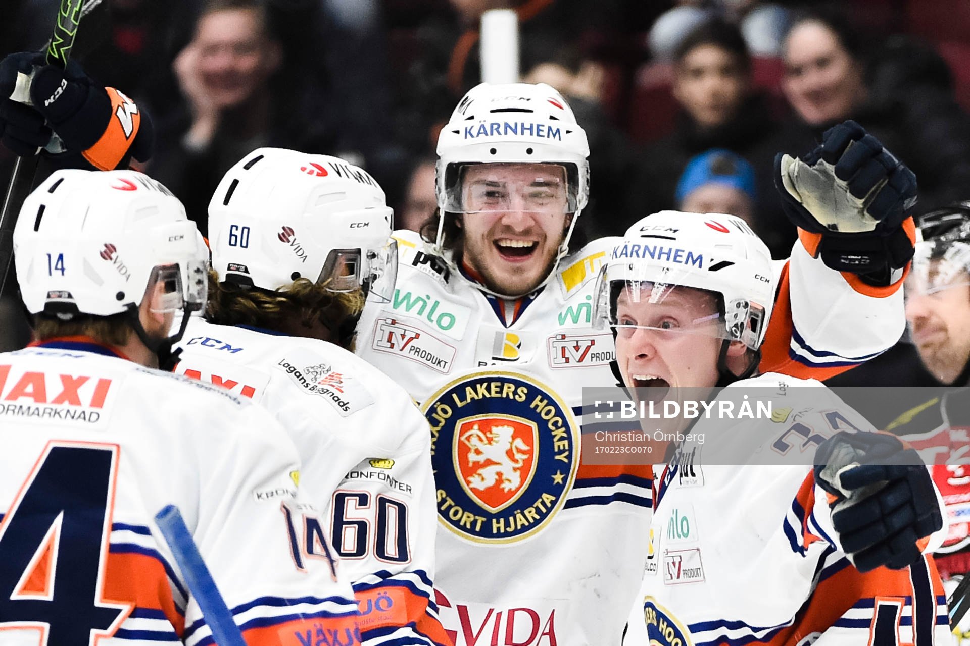 Växjös Emil Pettersson , Erik Josefsson , Dennis Everberg