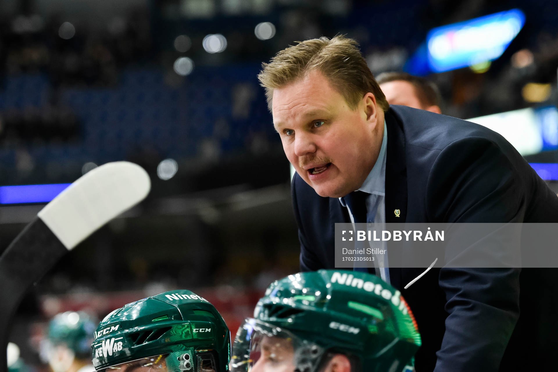 Färjestads tränare Leif Carlsson