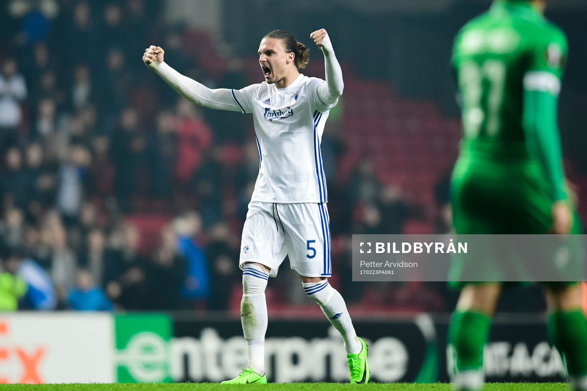 FC Köpenhamns Erik Johansson  jublar
