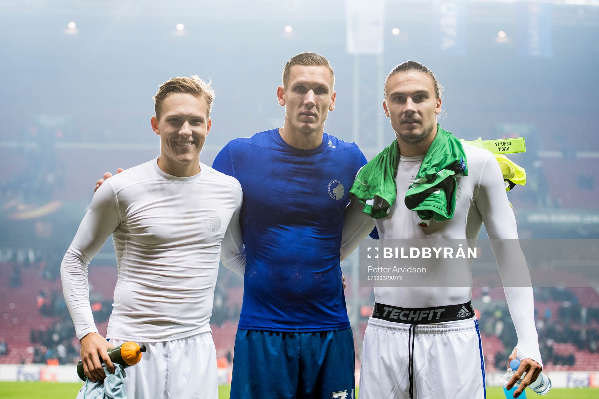 FC Köpenhamns Ludwig Augustinsson, målvakt Robin Olsen