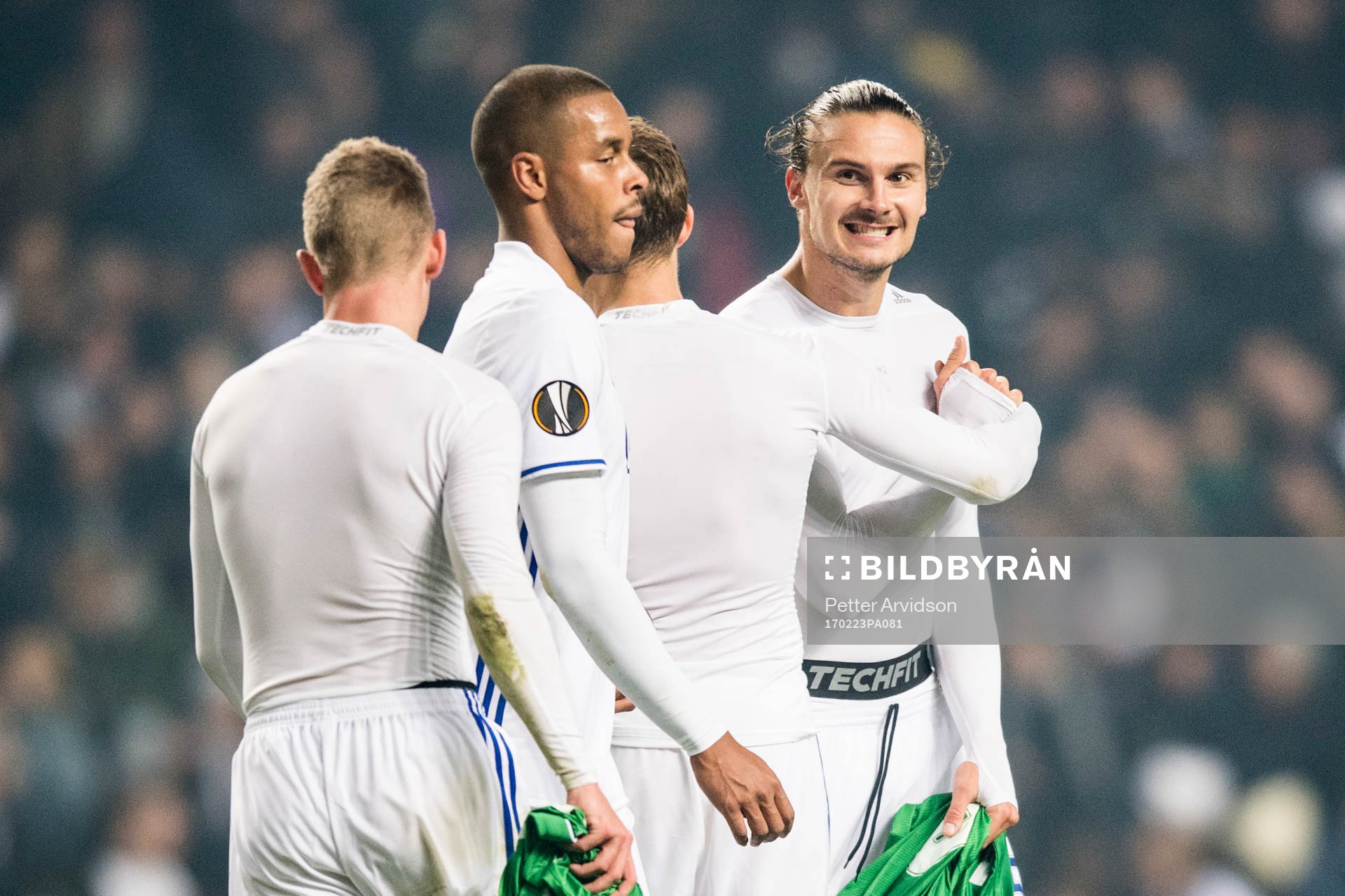 FC Köpenhamns Erik Johansson jublar