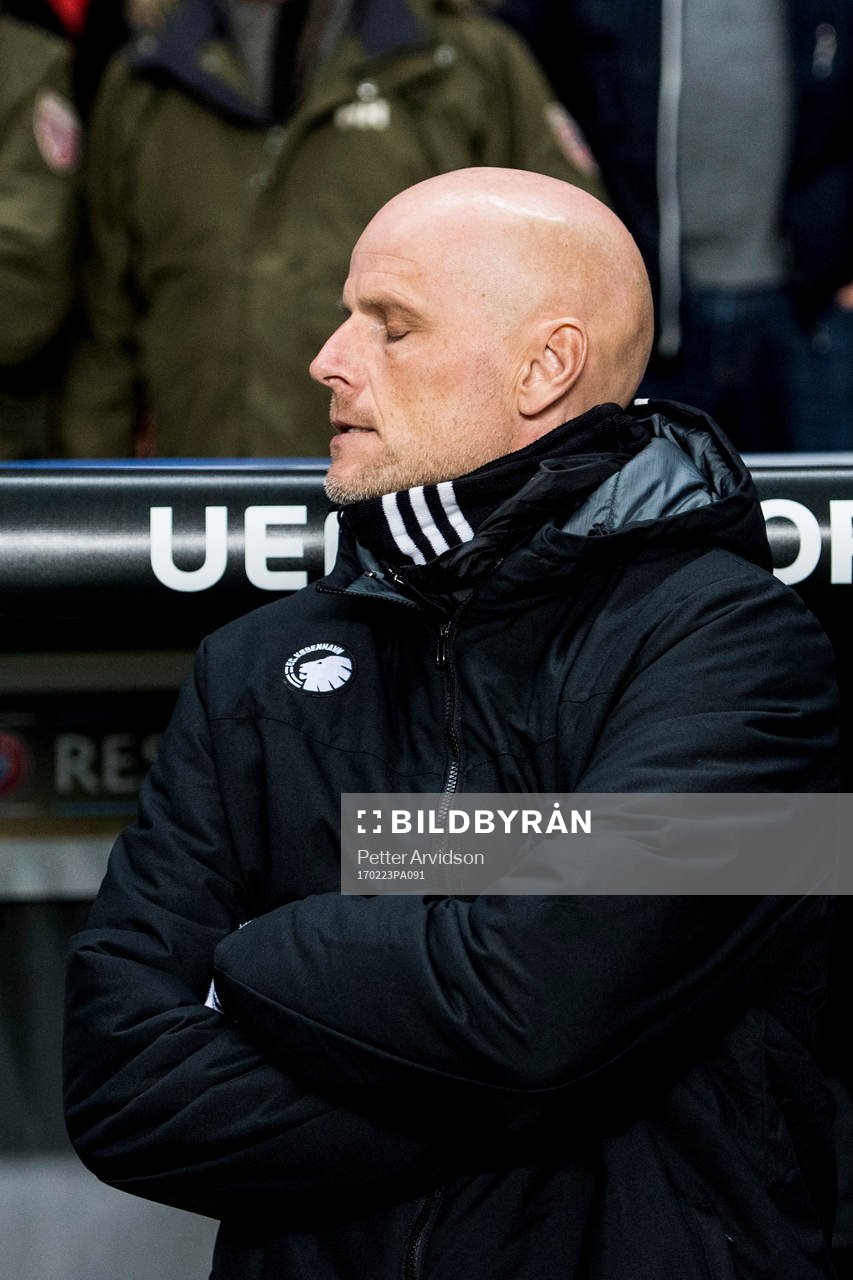 FC Köpenhamns tränare Ståle Solbakken deppar