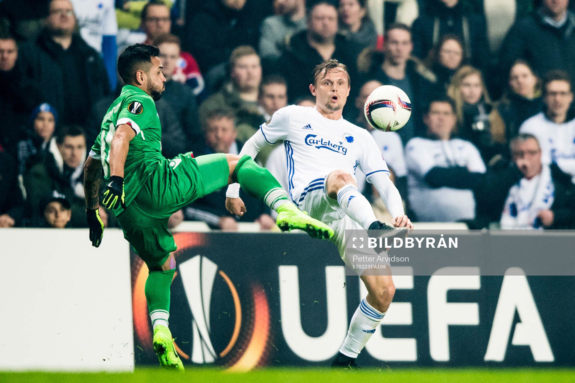 FC Köpenhamns Peter Ankersen och Ludogorets Svetoslav