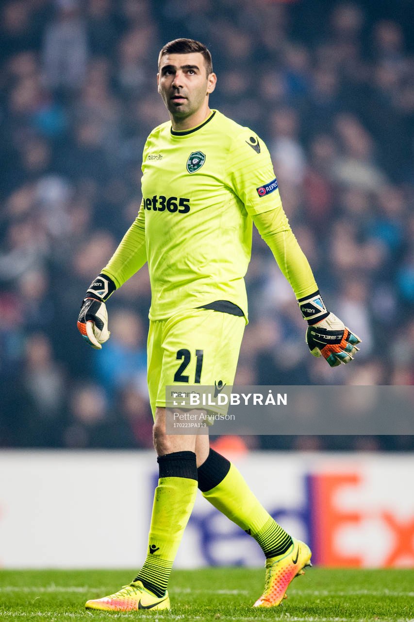 Ludogorets målvakt Vladislav Stoyanov