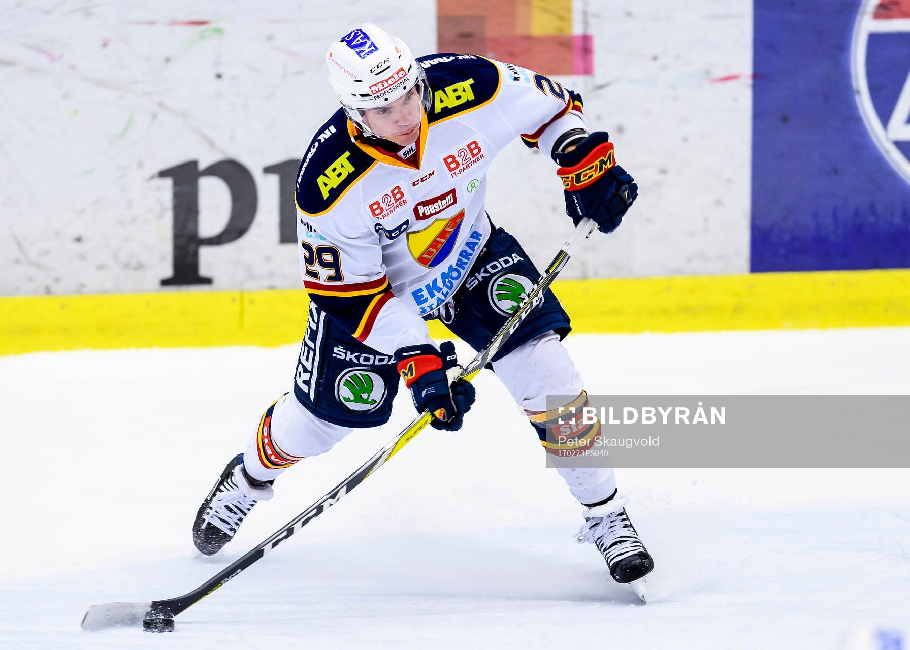 Djurgårdens Matt Anderson laddar för skott