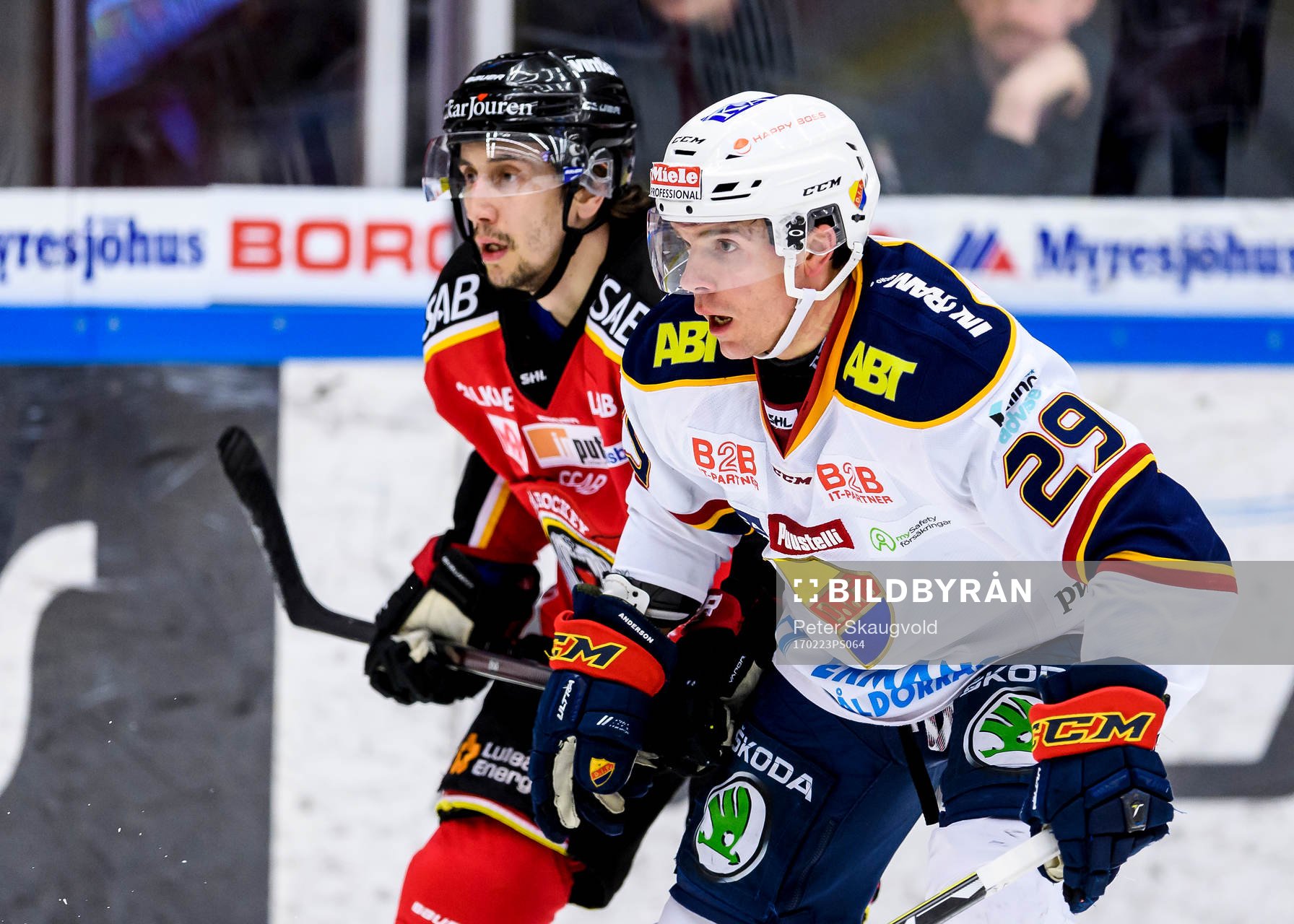 Djurgårdens Matt Anderson och Luleås Daine Todd