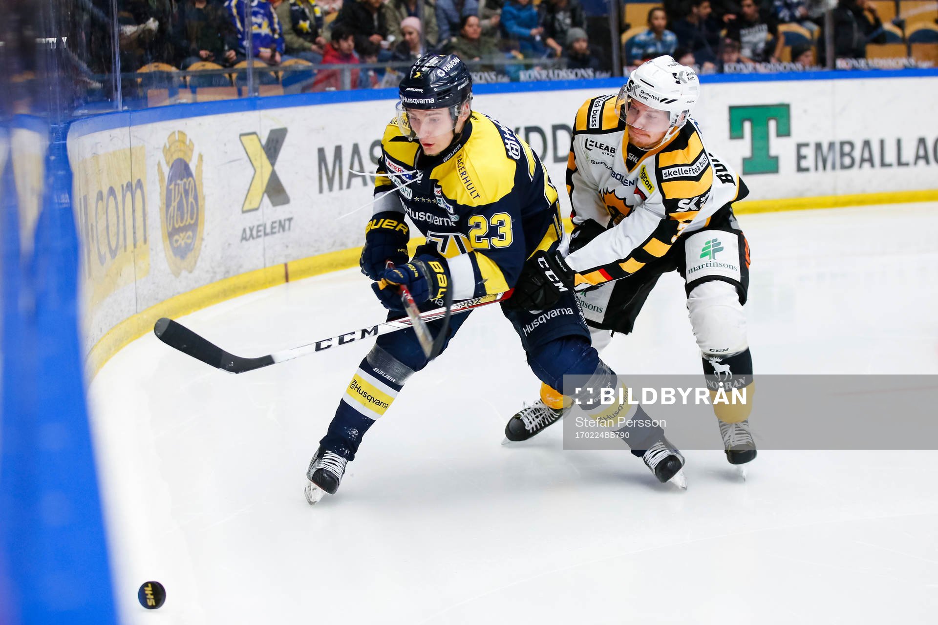 s Lias Andersson och Skellefteås Niclas Burström