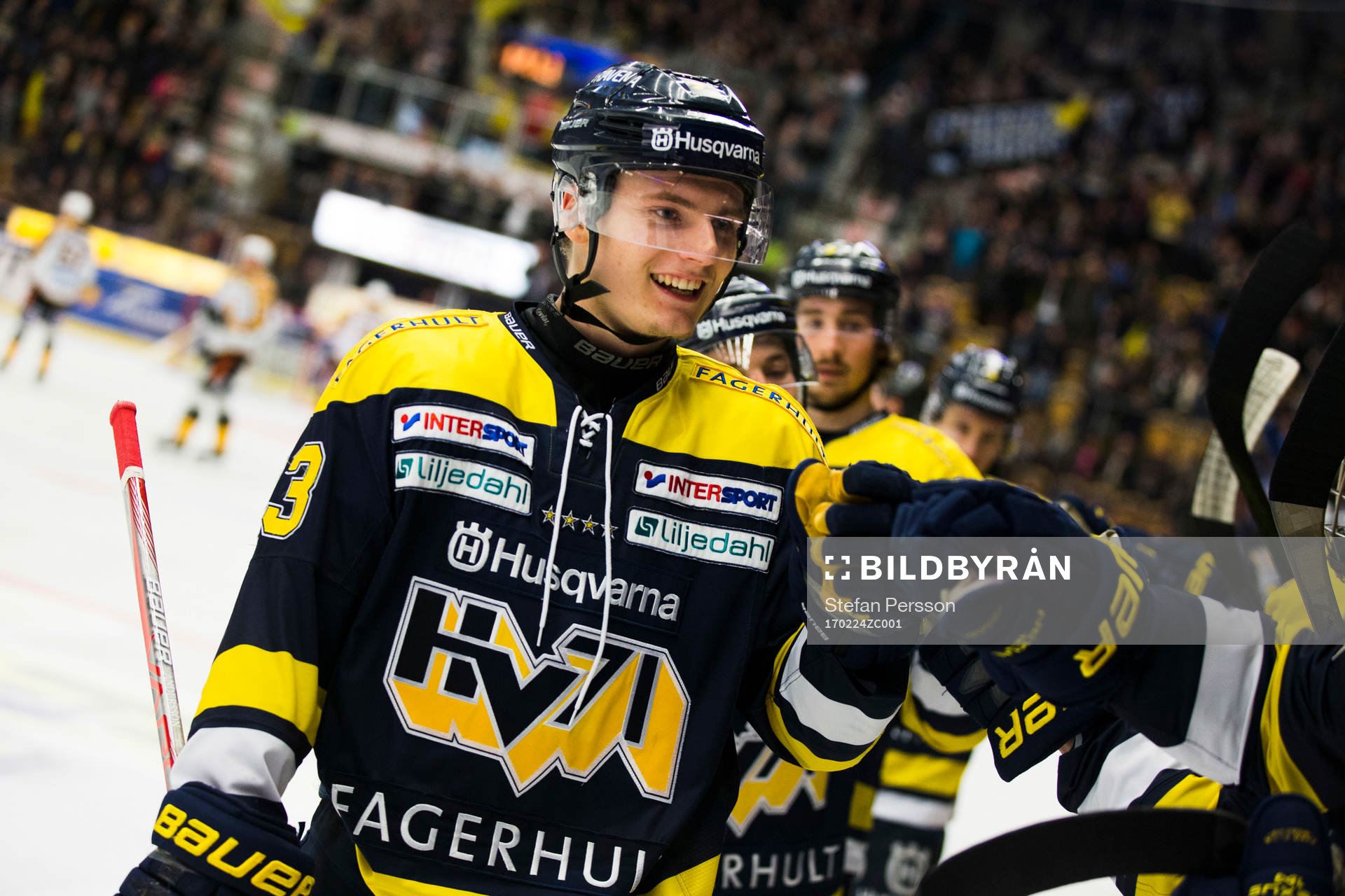 s Lias Andersson jublar