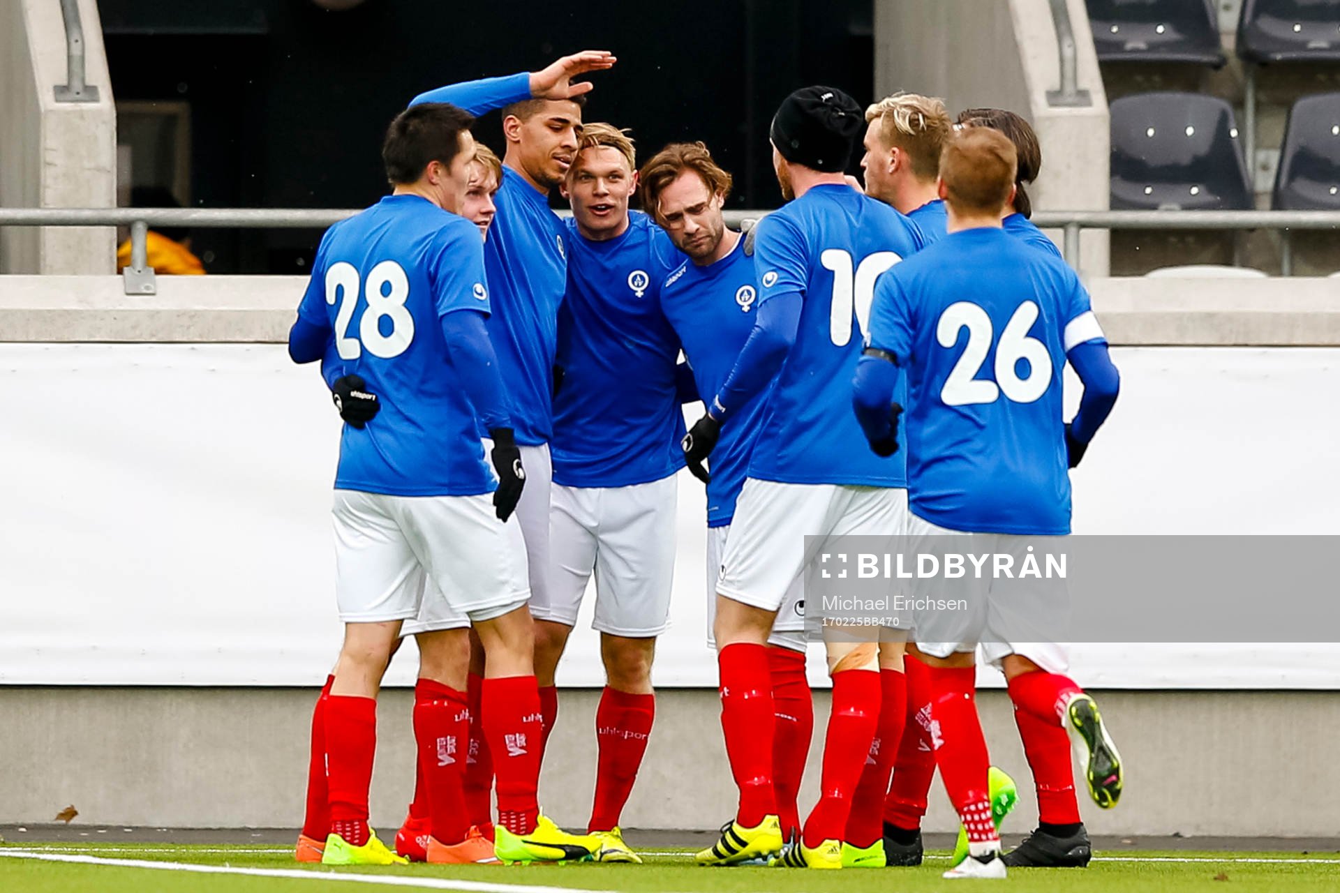 Åtvidabergs spelare jublar
