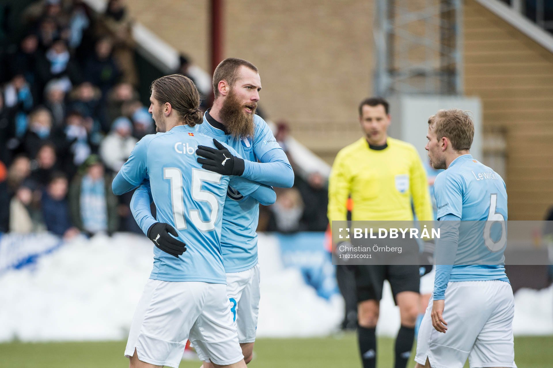 Malmö FFs Pawel Cibicki jublar