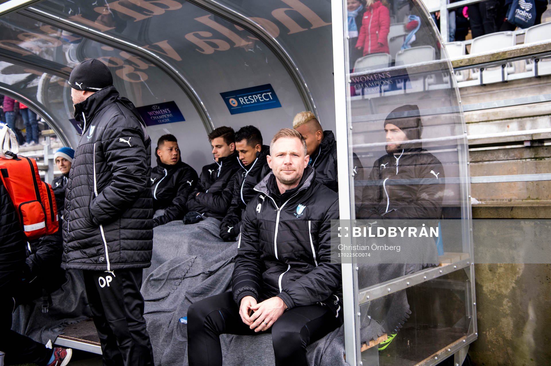Malmö FFs tränare Magnus Pehrsson innan träningsmatchen