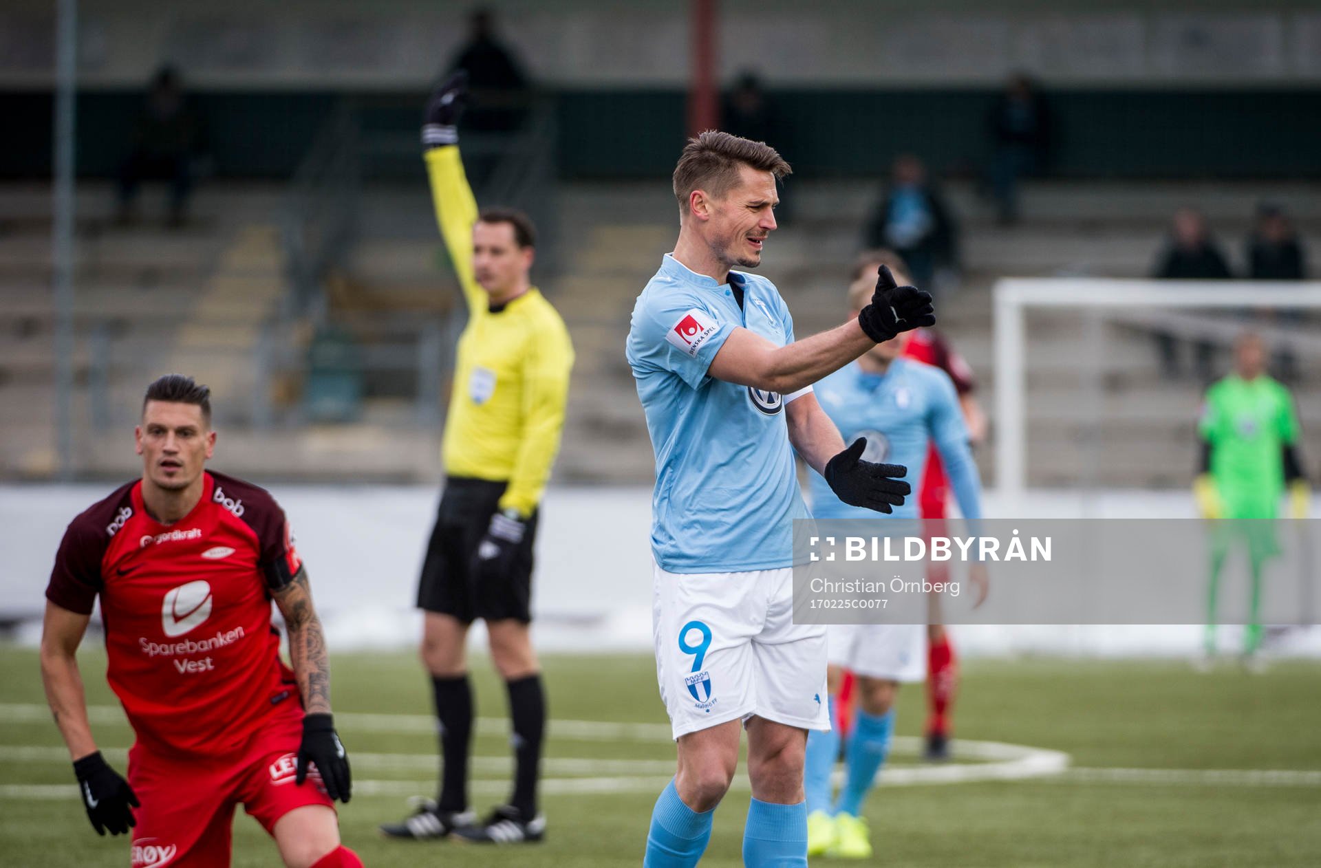 Malmö FFs Markus Rosenberg deppar