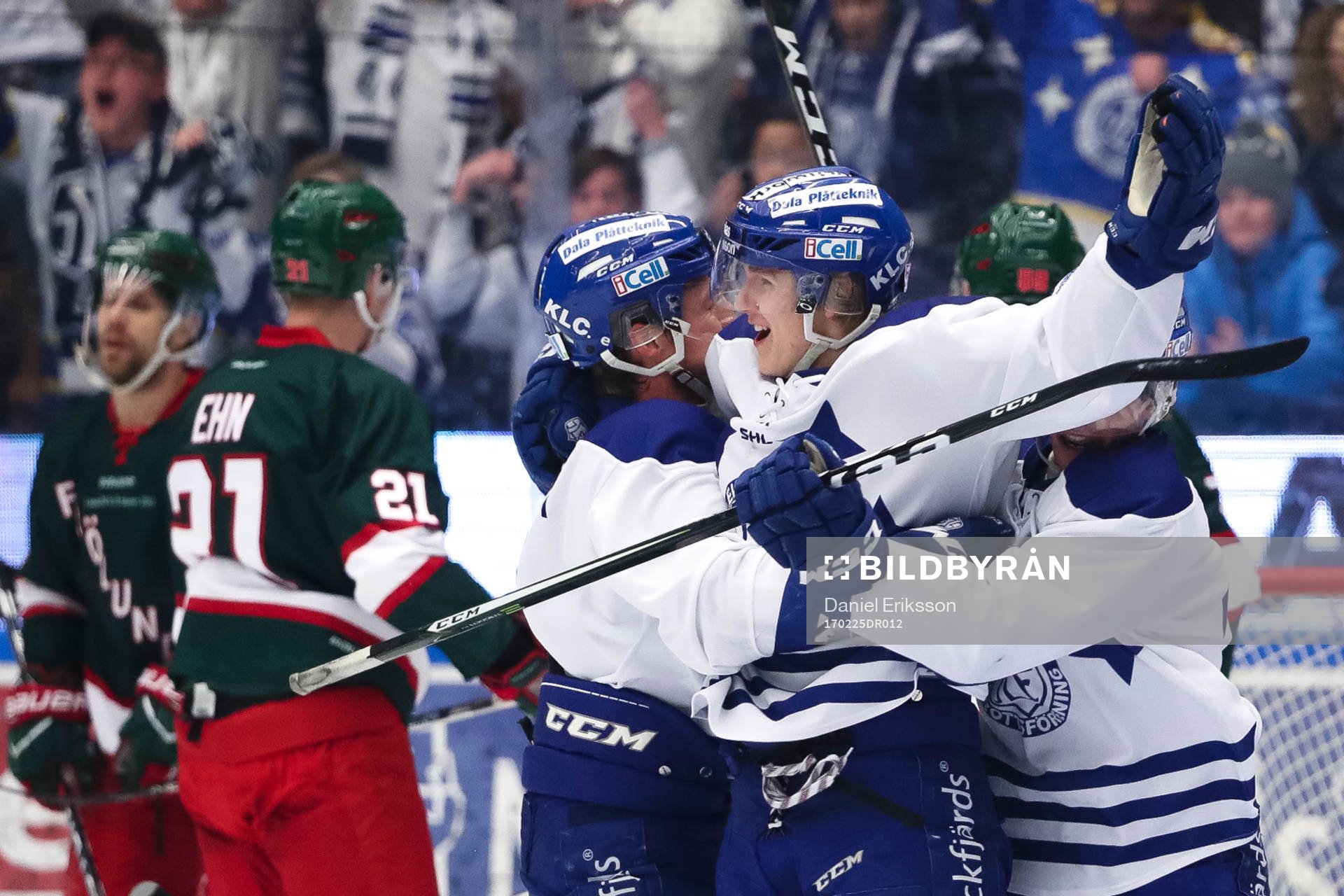 Leksands Isak Skedung jublar