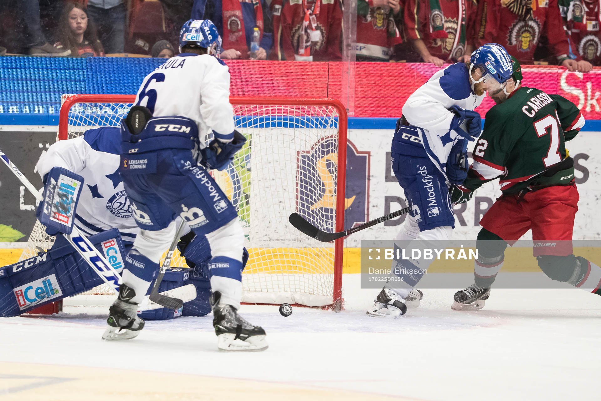 Frölundas Patrik Carlsson och Leksands Mattias Ritola