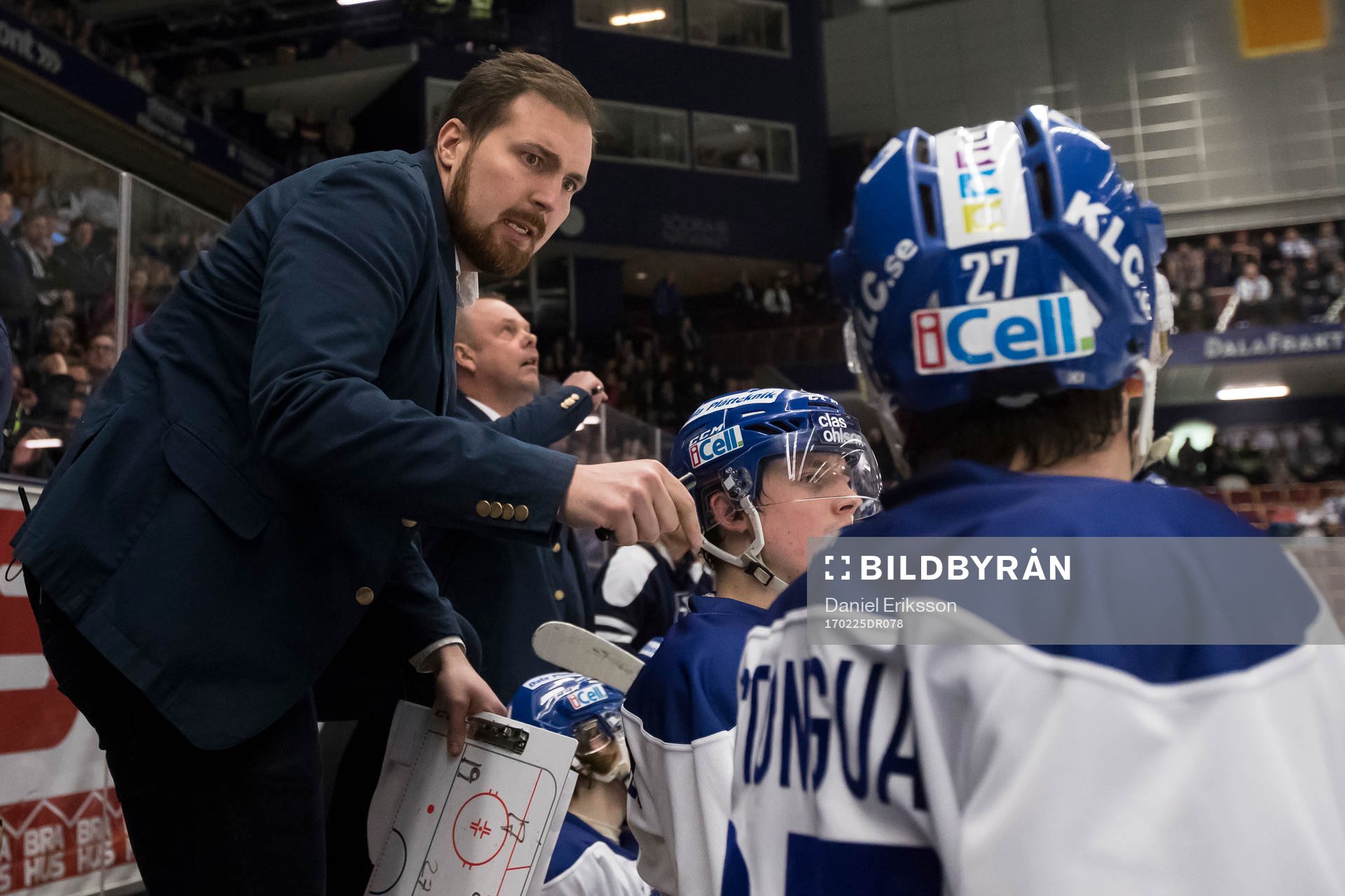 Leksands assisterande tränare Gereon Dahlgren i