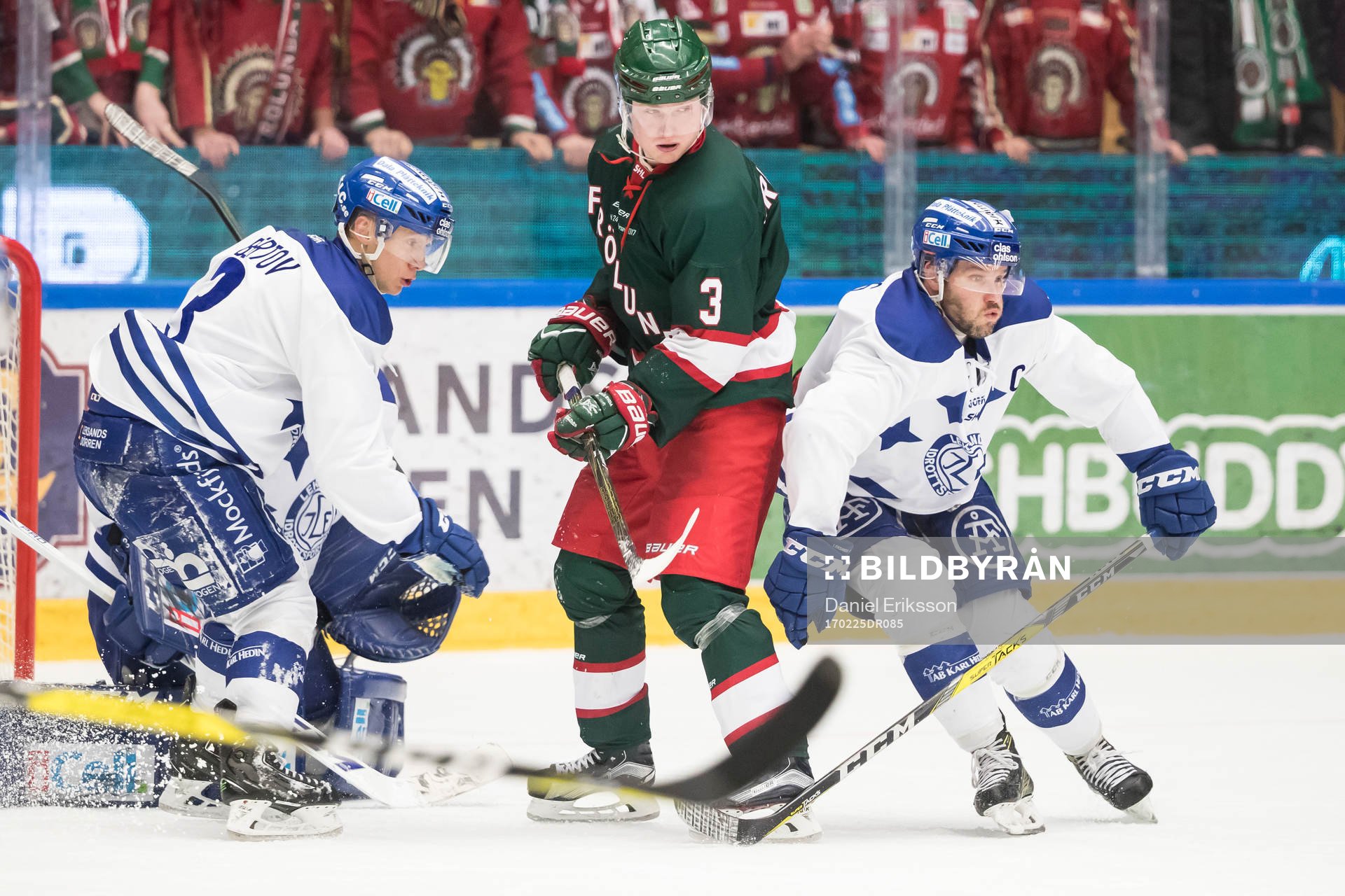 Leksands Daniel Bertov och Jesper Ollas och Frölundas Carl