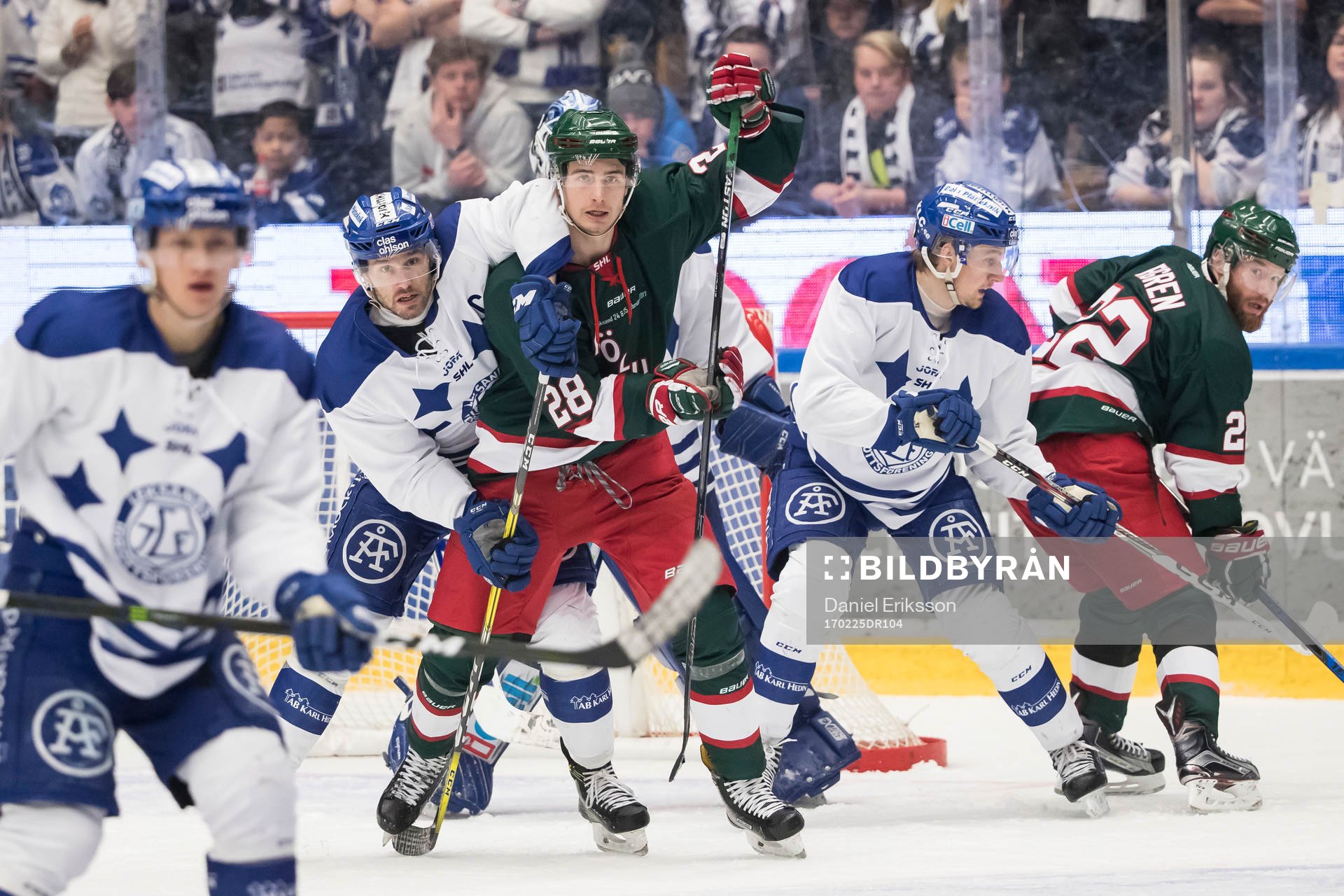 Leksands Jesper Ollas och Frölundas Johan Sundström och