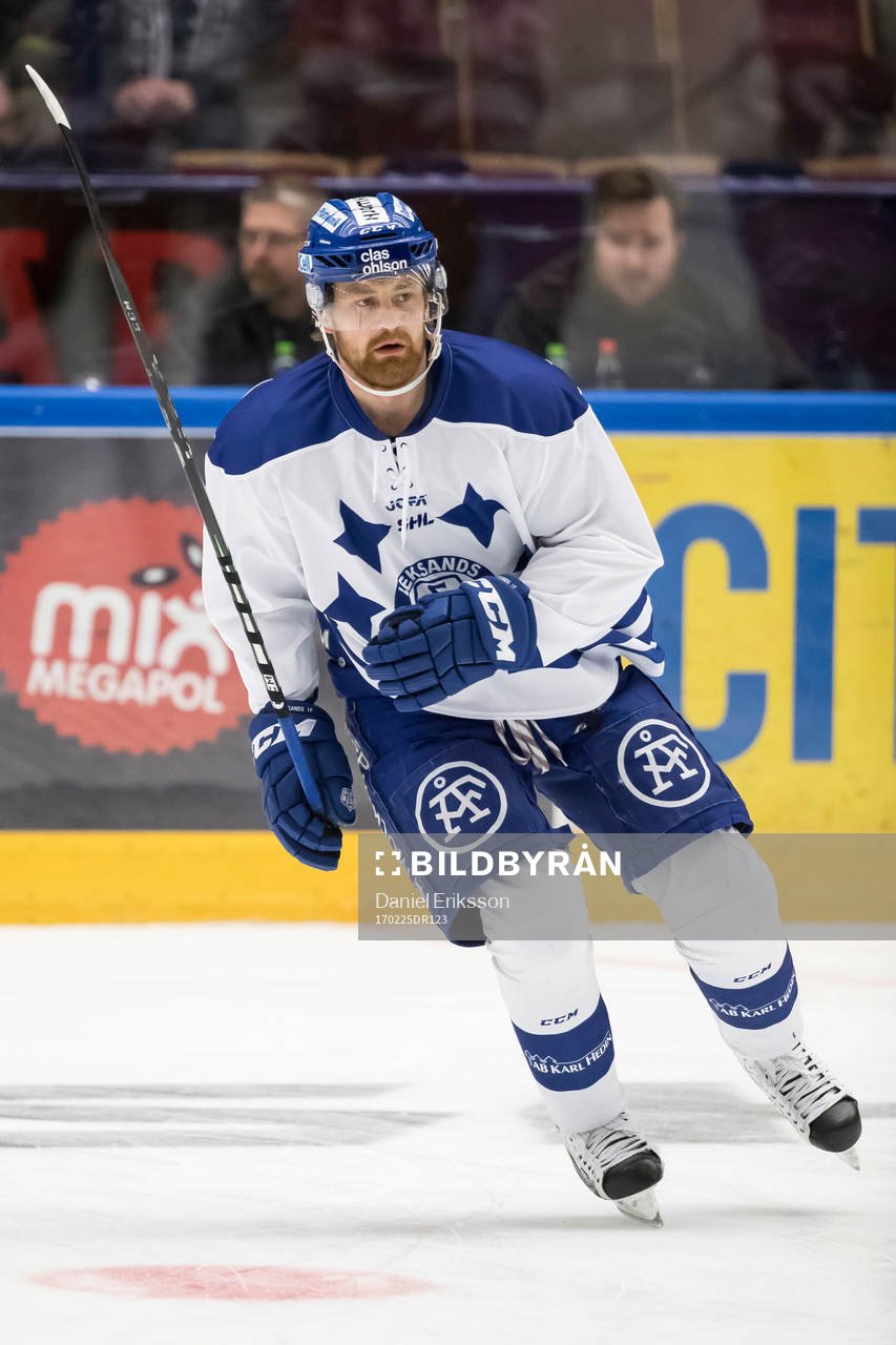 Leksands Mattias Ritola i ishockeymatchen i SHL mellan