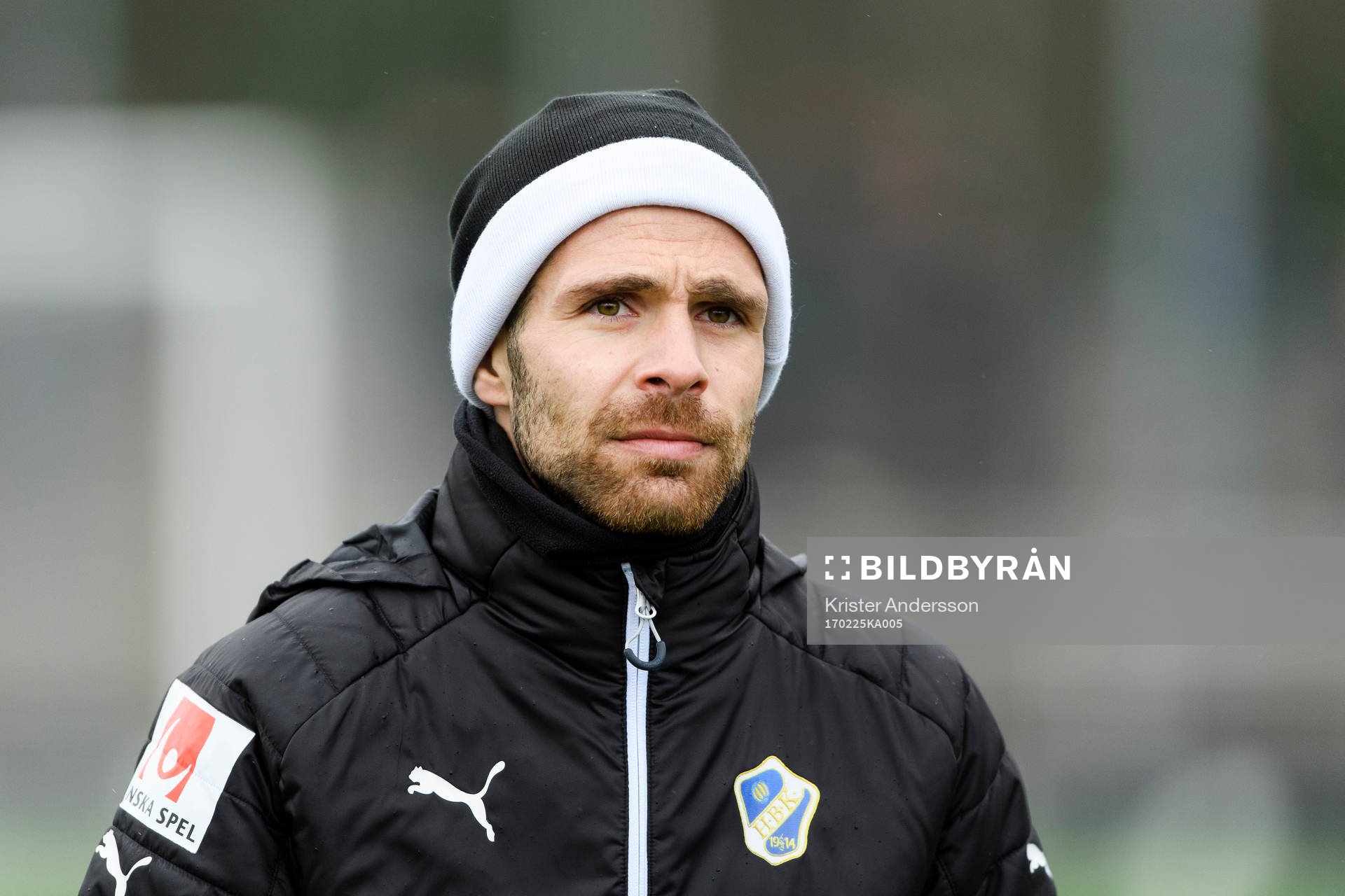 Halmstads assisterande tränare Igor Krulj före fotbollsmatchen i Svenska Cupen mellan Halmstad och Örgryte den 25 februari 2017 i Halmstad.