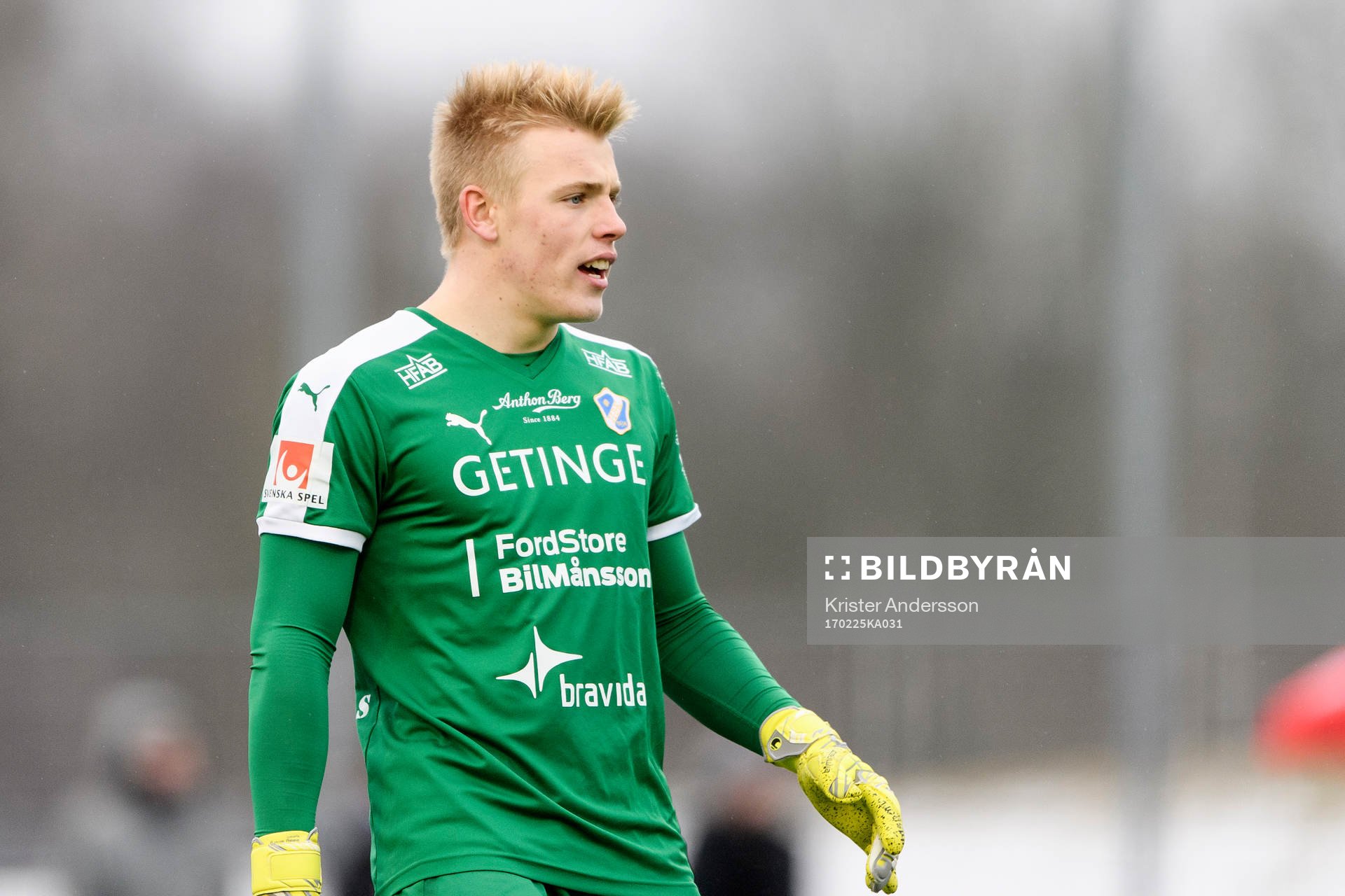 Halmstads målvakt Isak Pettersson
