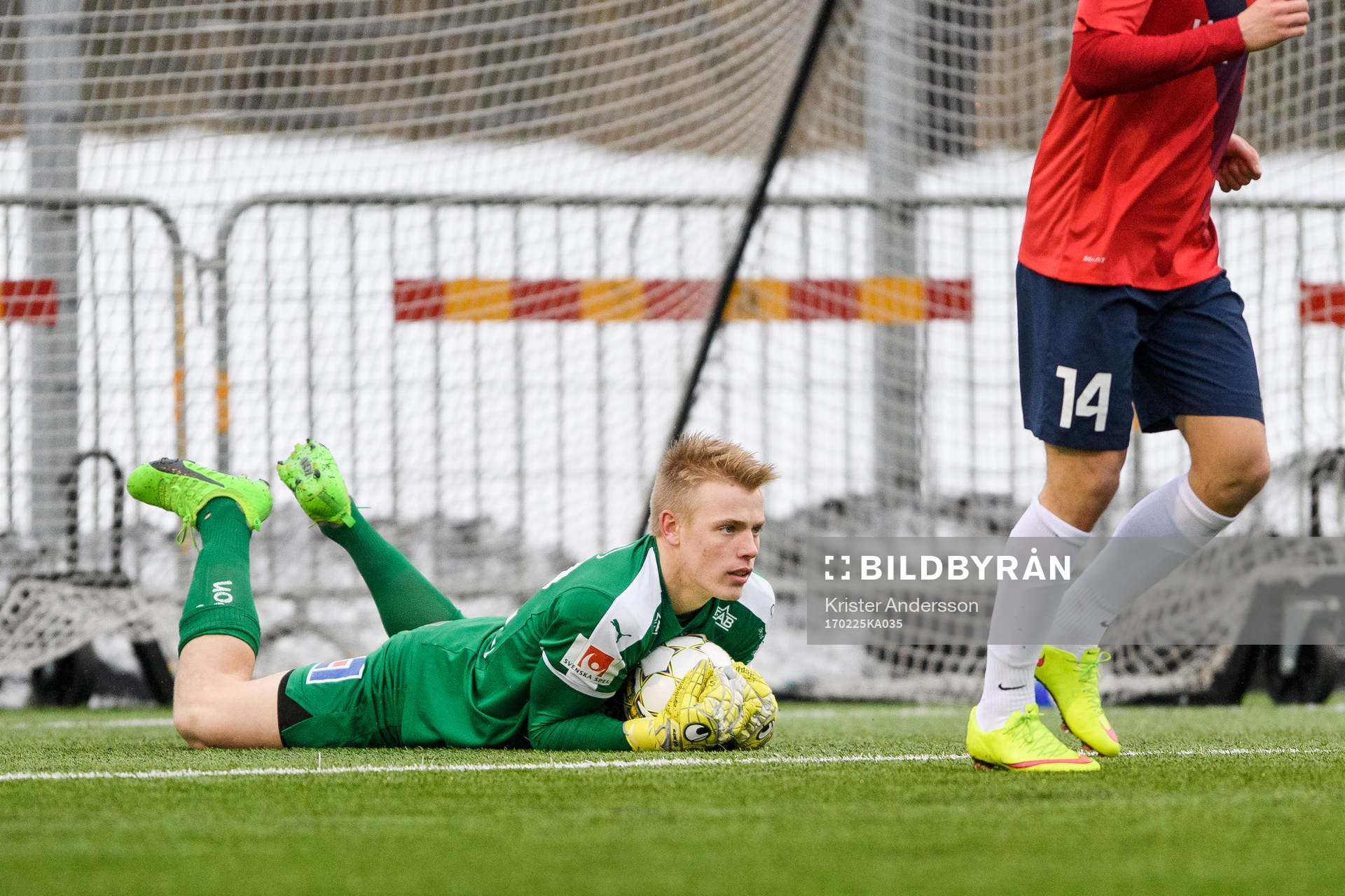 Halmstads målvakt Isak Pettersson