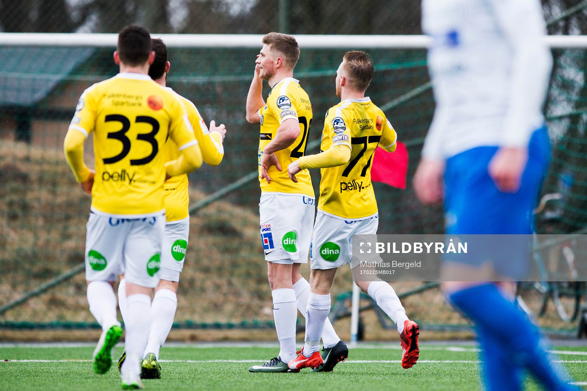 Falkenbergs Erik Persson jublar