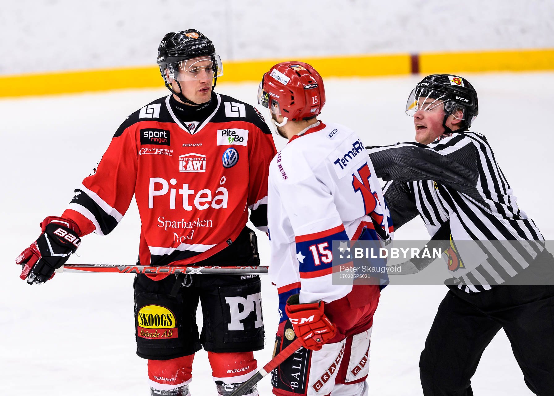 Piteås David Pettersson i ordväxling med Huddinges Marcus