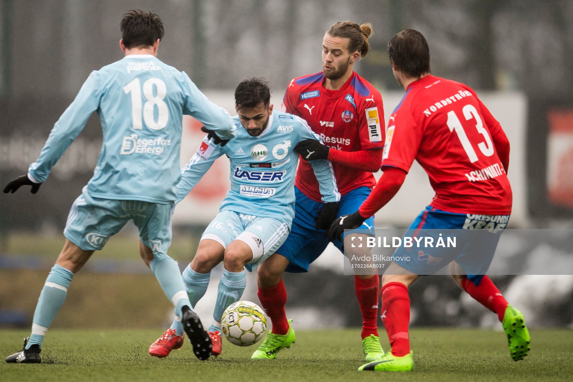 Degerfors Govend Haidar och Helsingborgs Jonatan Olsson