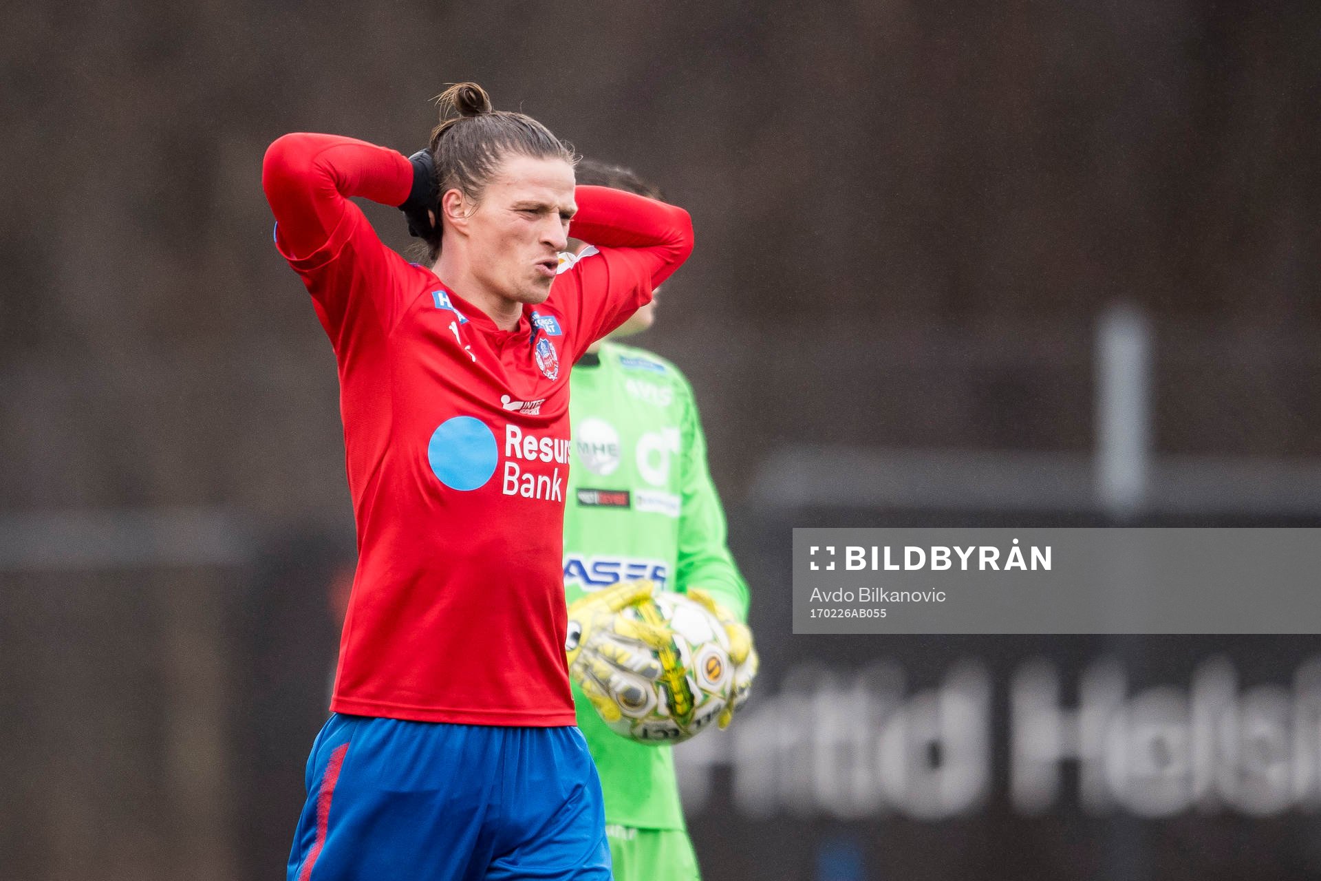 Helsingborgs Jesper Lange deppar