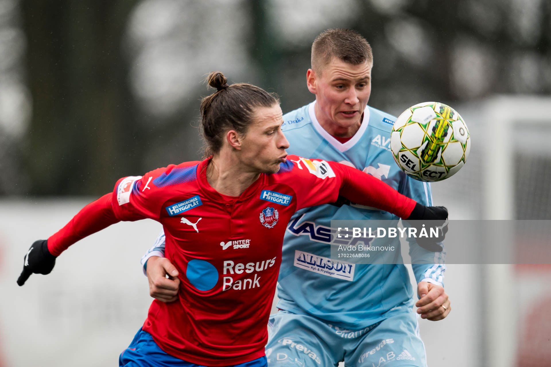 Degerfors Jonas Olsson  och Helsingborgs Jesper Lange