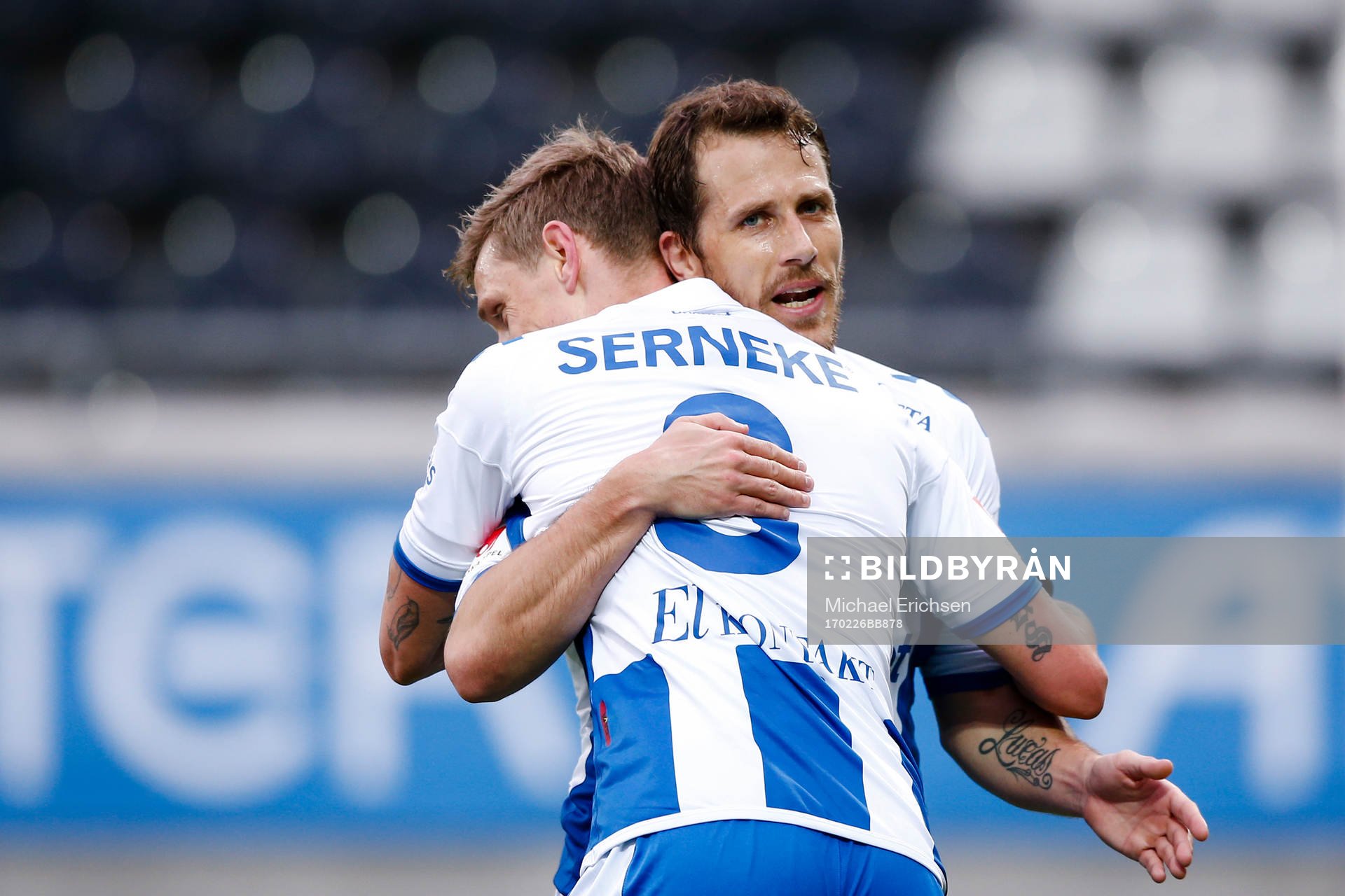 IFK Göteborgs Sören Rieks och Tobias Hysen jublar