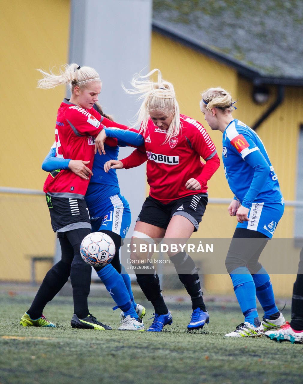 s Nellie Lilja, Johanna Ejdelind och Kalmars Fanny Nilsson