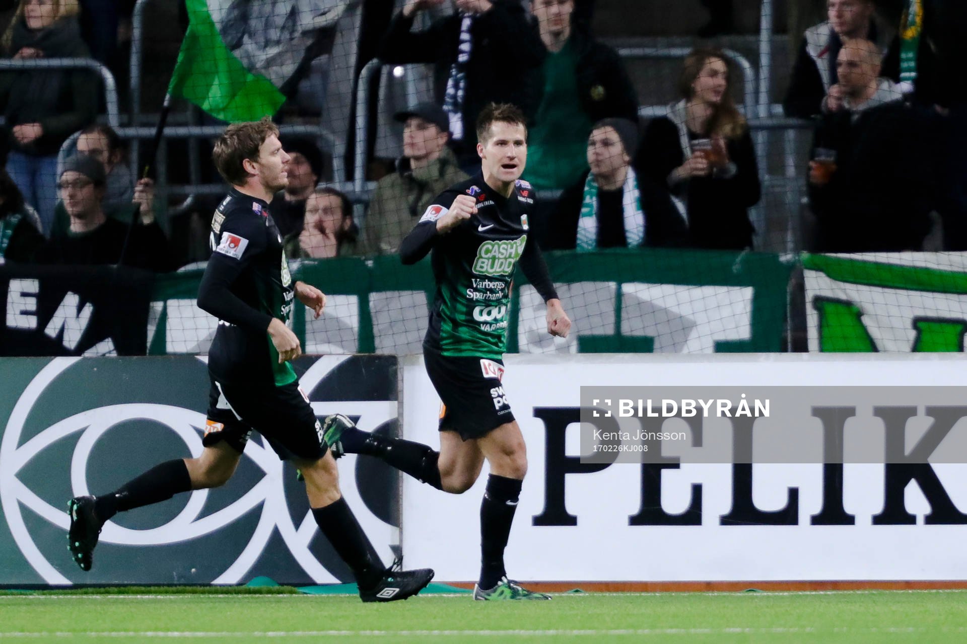 Varbergs spelare jublar