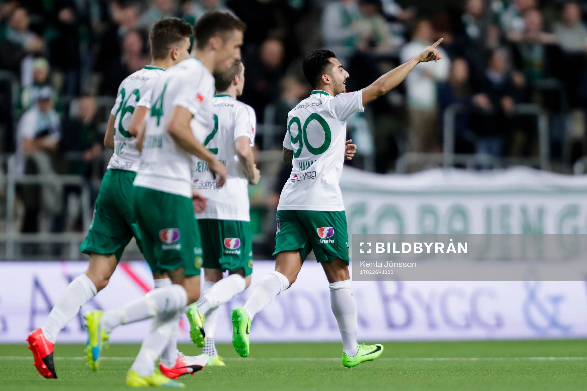 Hammarbys Jiloan Hamad jublar