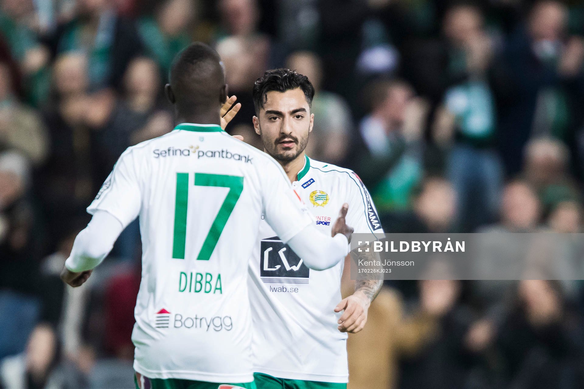 Hammarbys Jiloan Hamad jublar med Pa Amat Dibba