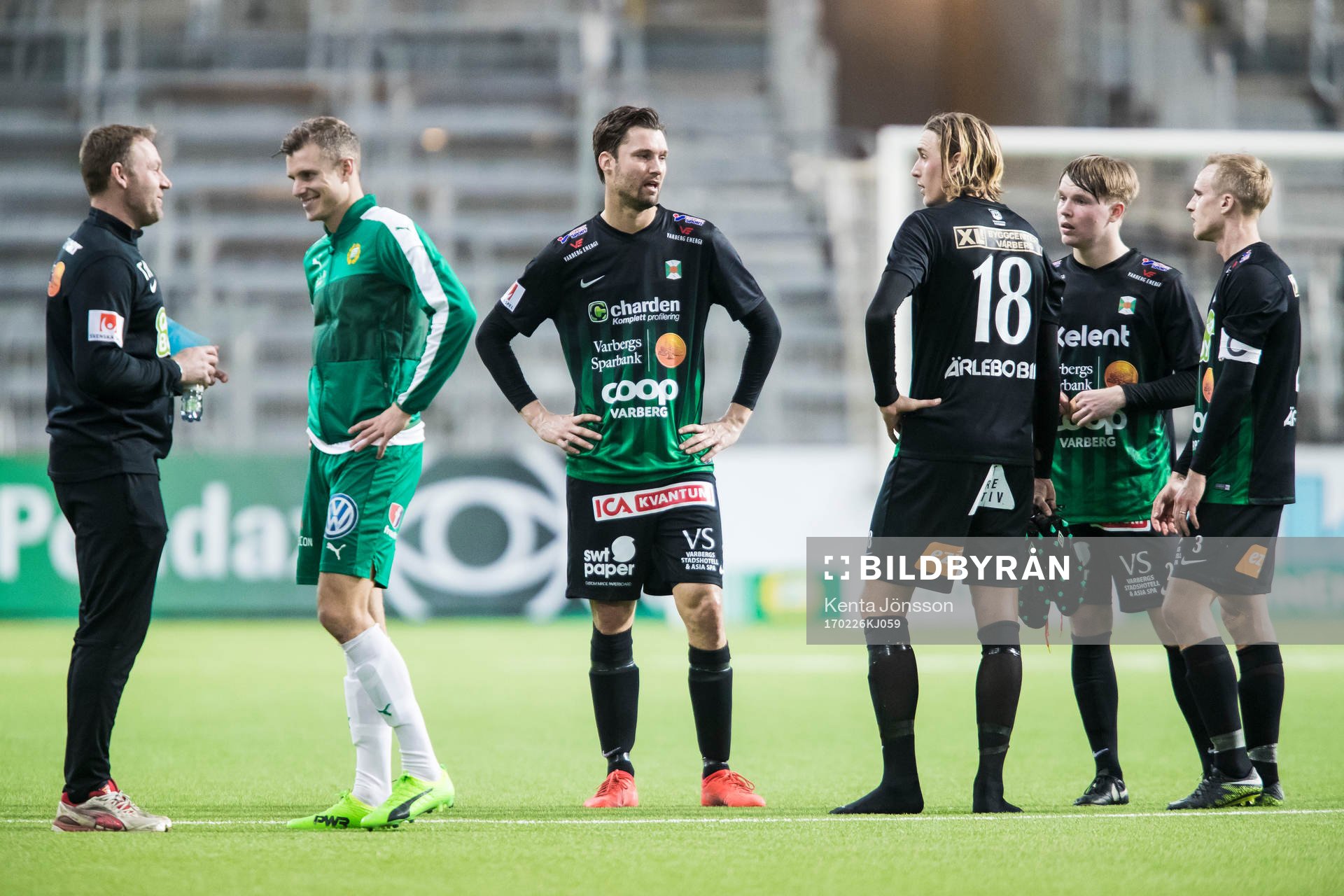 Varbergs Peter Nyström , Joakim Lindner och Pär Asp