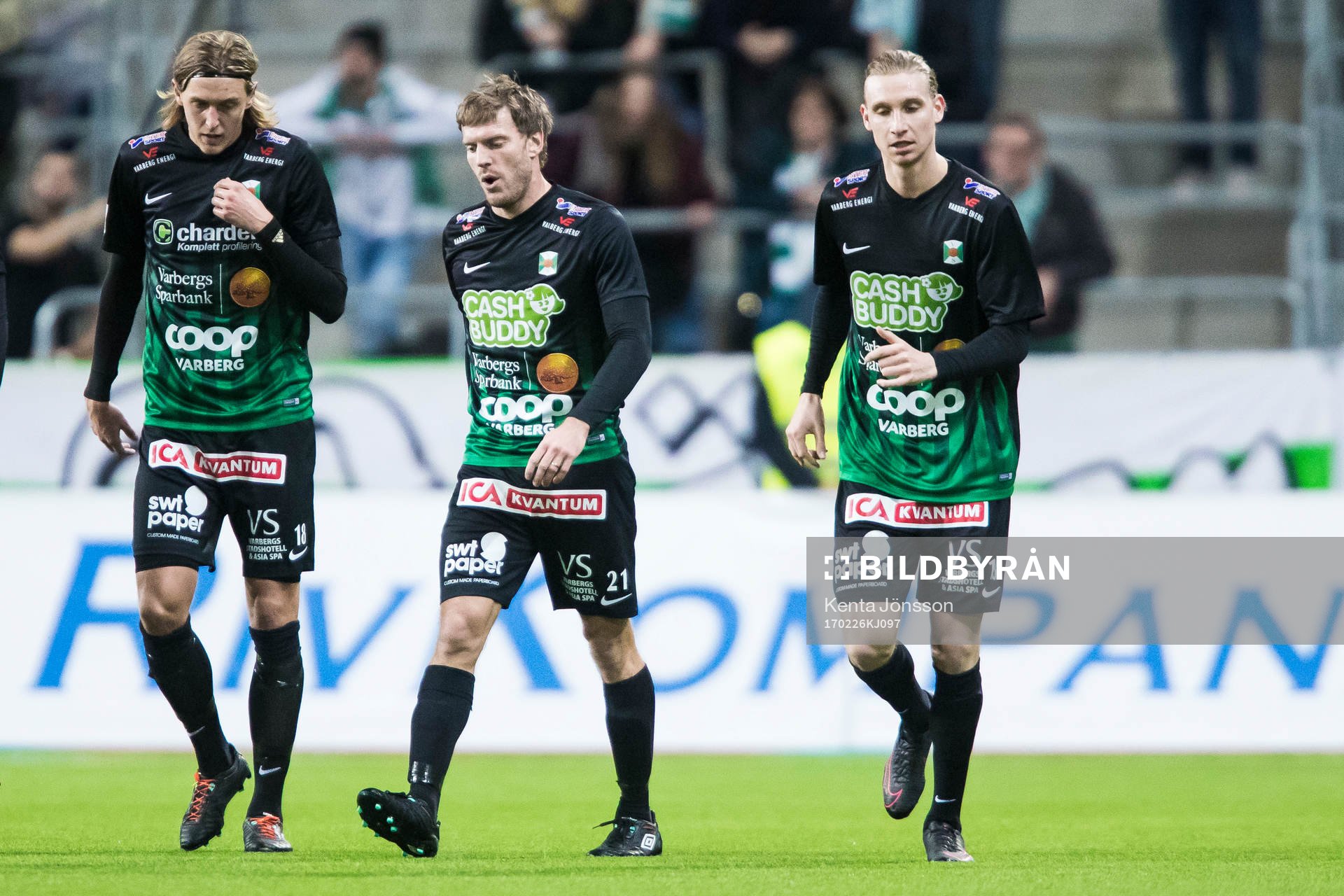 Varbergs Joakim Lindner , Karl Söderström och Eric