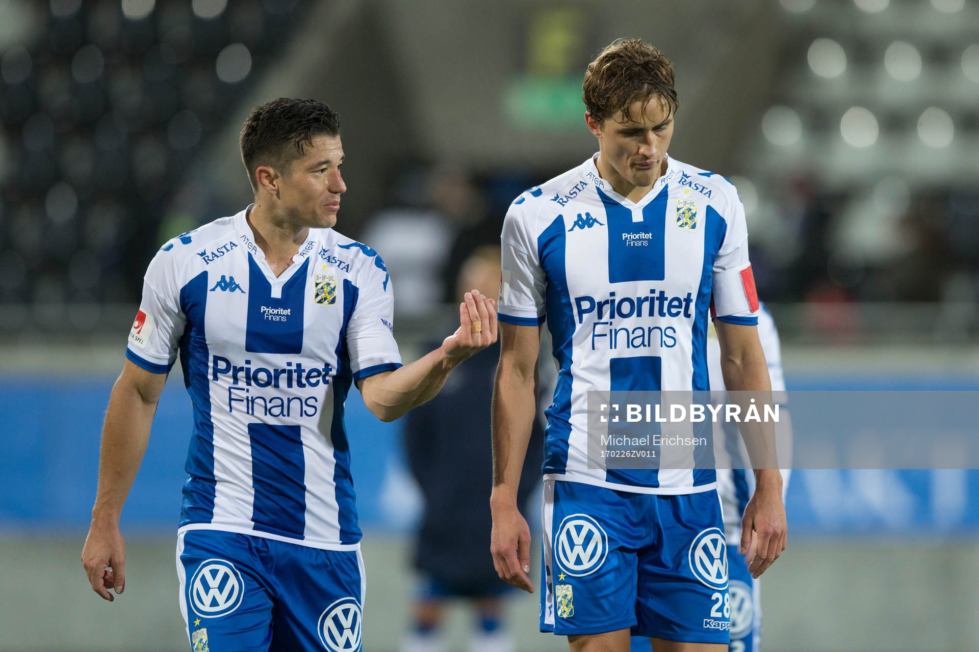 IFK Göteborgs David Boo Wiklander och Thomas Rogne