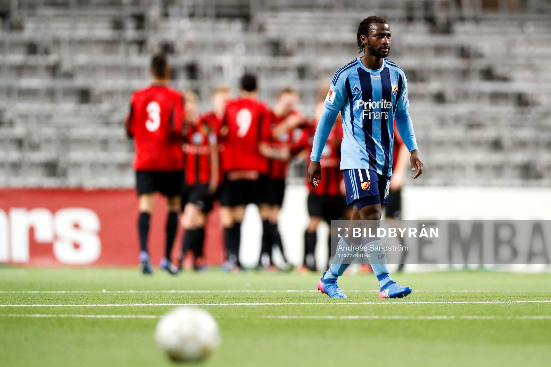 Djurgårdens Amadou Jawo deppar