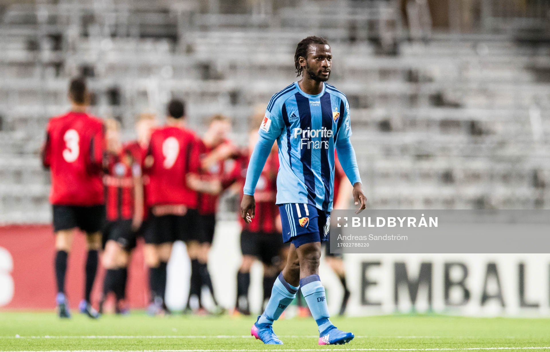 Djurgårdens Amadou Jawo deppar